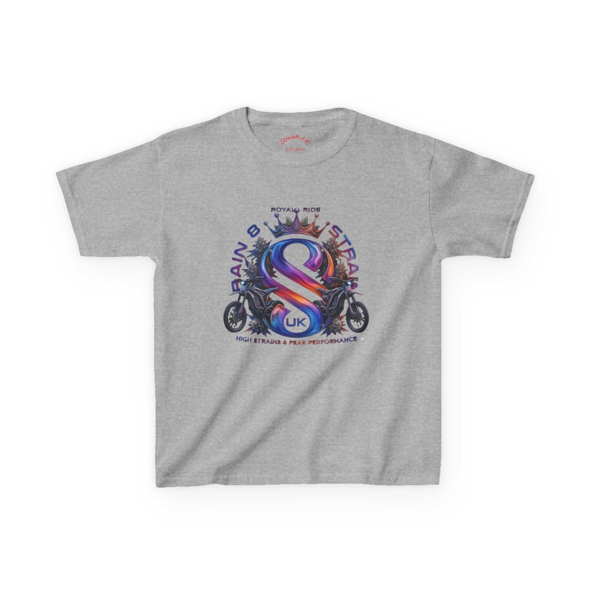 Kids E-Bike Team S8-UK Tee — E-Bike Motorcycle Graphic