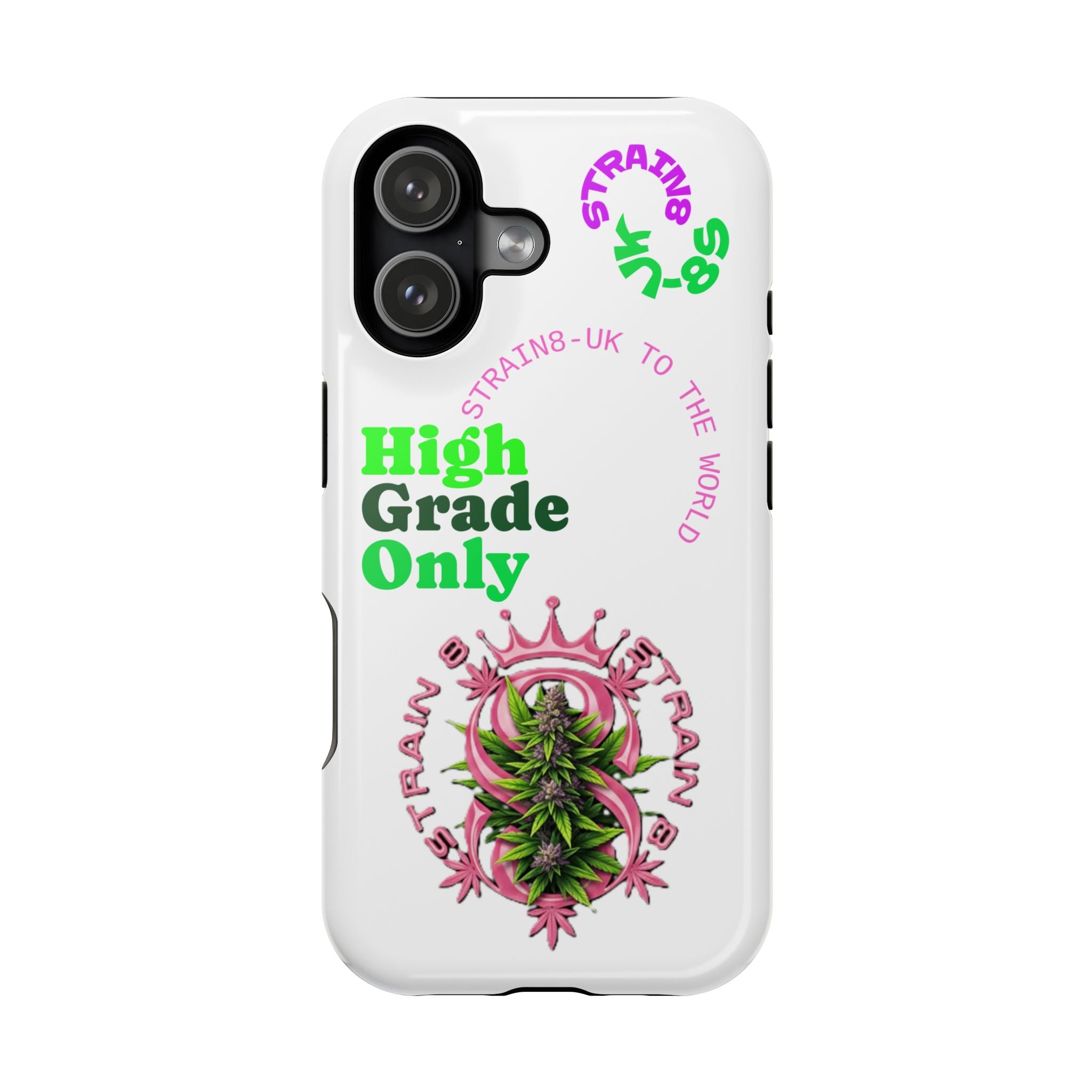Impact-Resistant Phone Case —Strain8-UK  "High Grade Only"