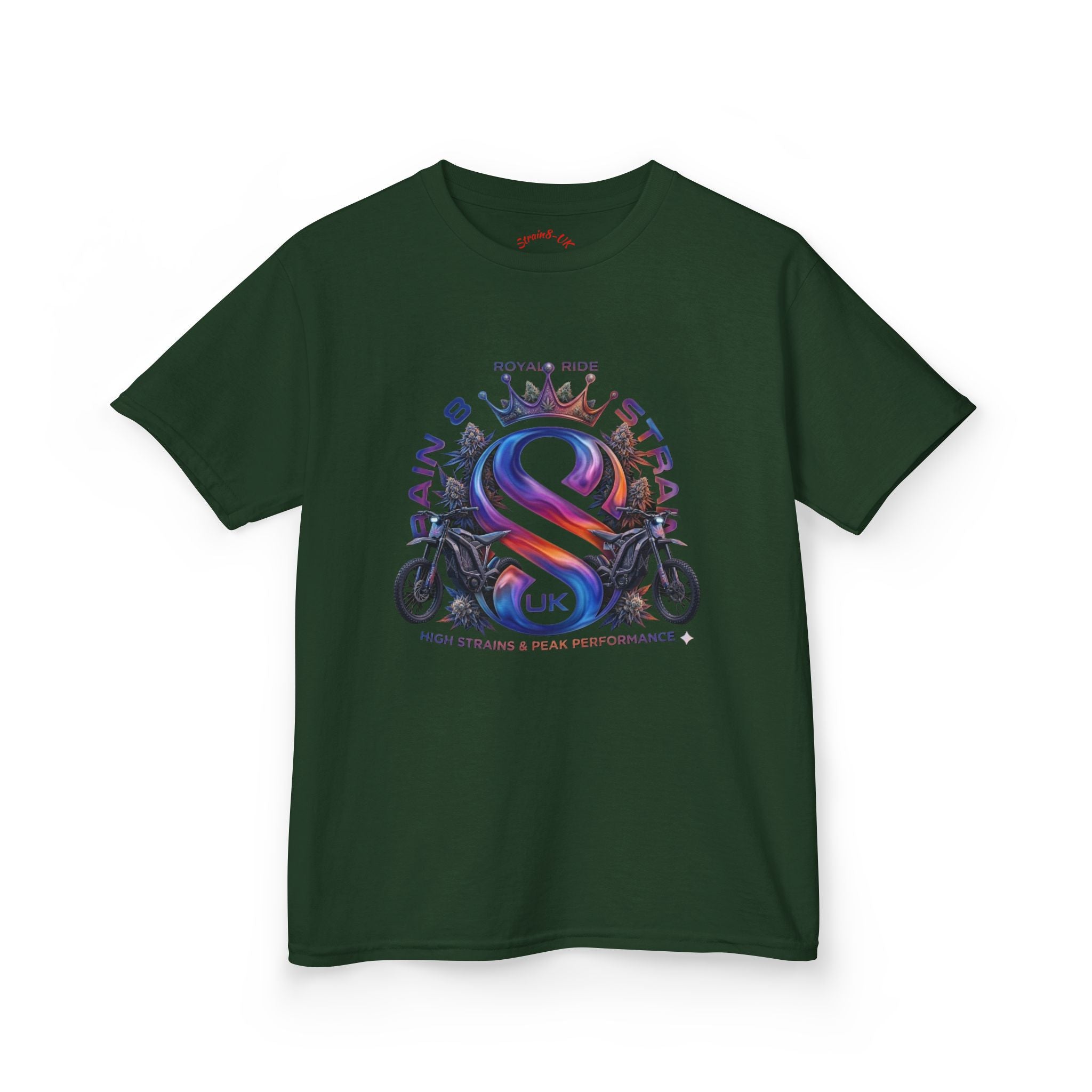 Kids E-Bike Team S8-UK Tee — E-Bike Motorcycle Graphic