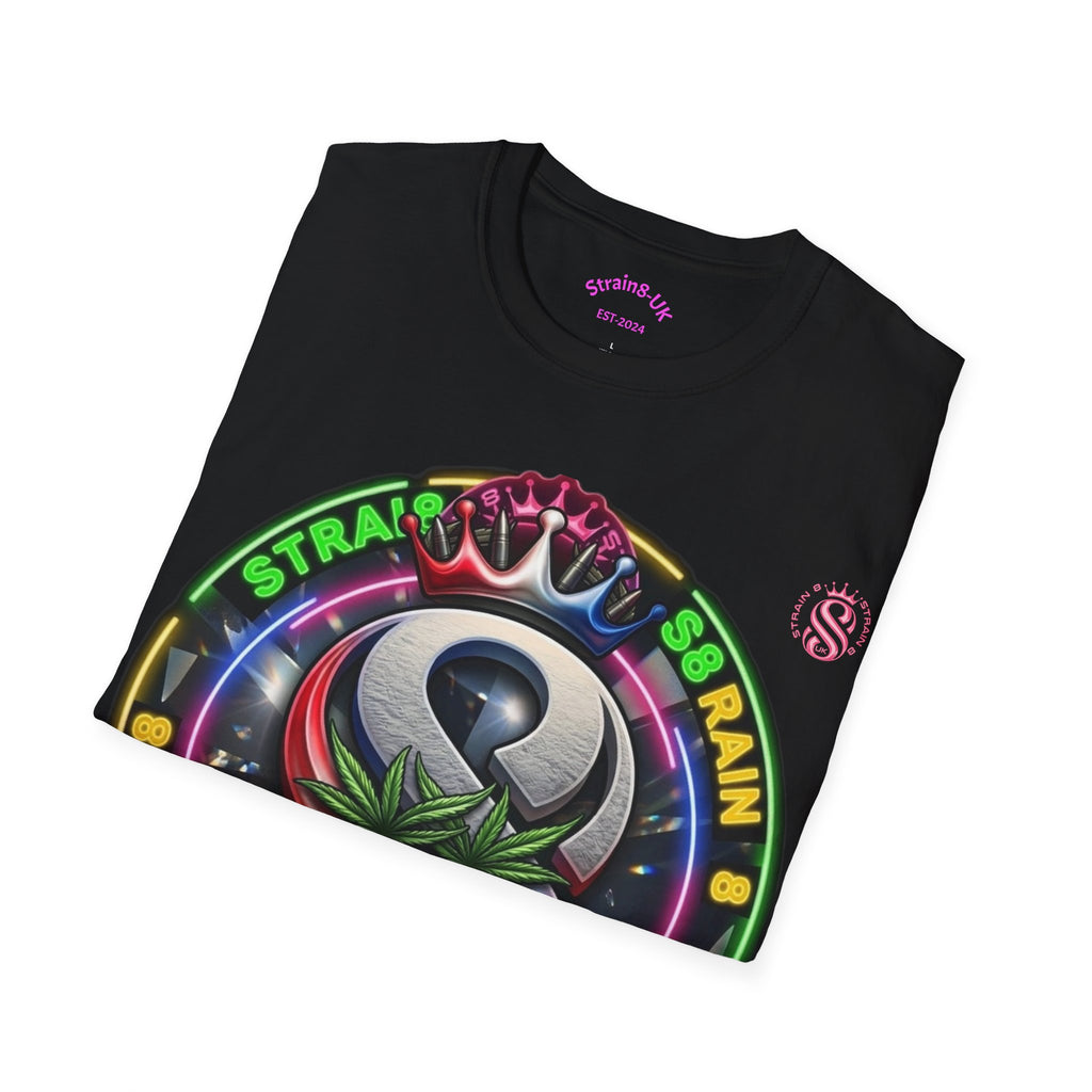 Strain8-UK Ted&Fred Special UK Logo T-Shirt — Cannabis Emblem Graphic Tee