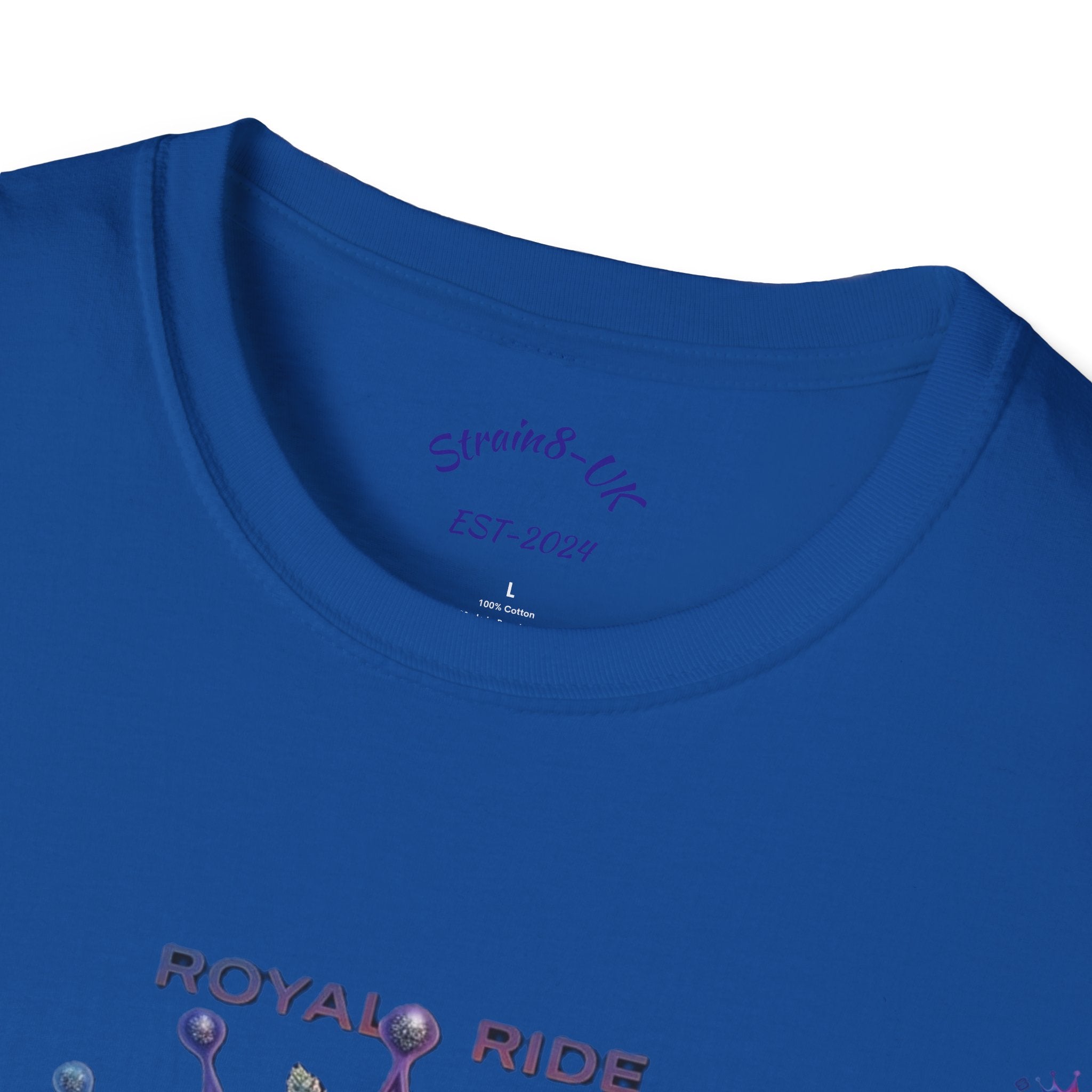 Royal Strain8-UK  Graphic T-Shirt — Bold Crowned "S8-UK" E-Bike Logo Tee