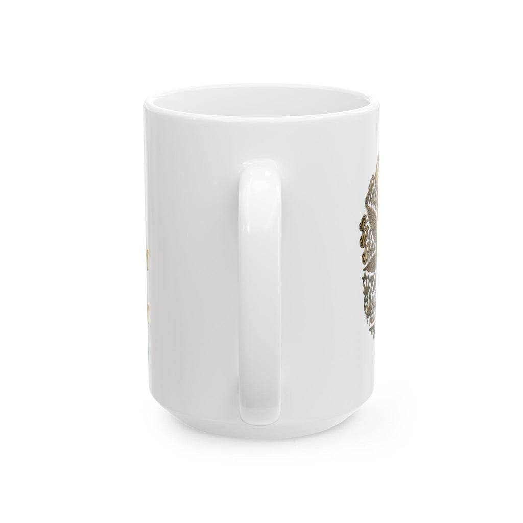 Ceramic Strain8-UK Mug — 'Spiffin/Brewin' Forest Tea Coffee Mug (11oz & 15oz)