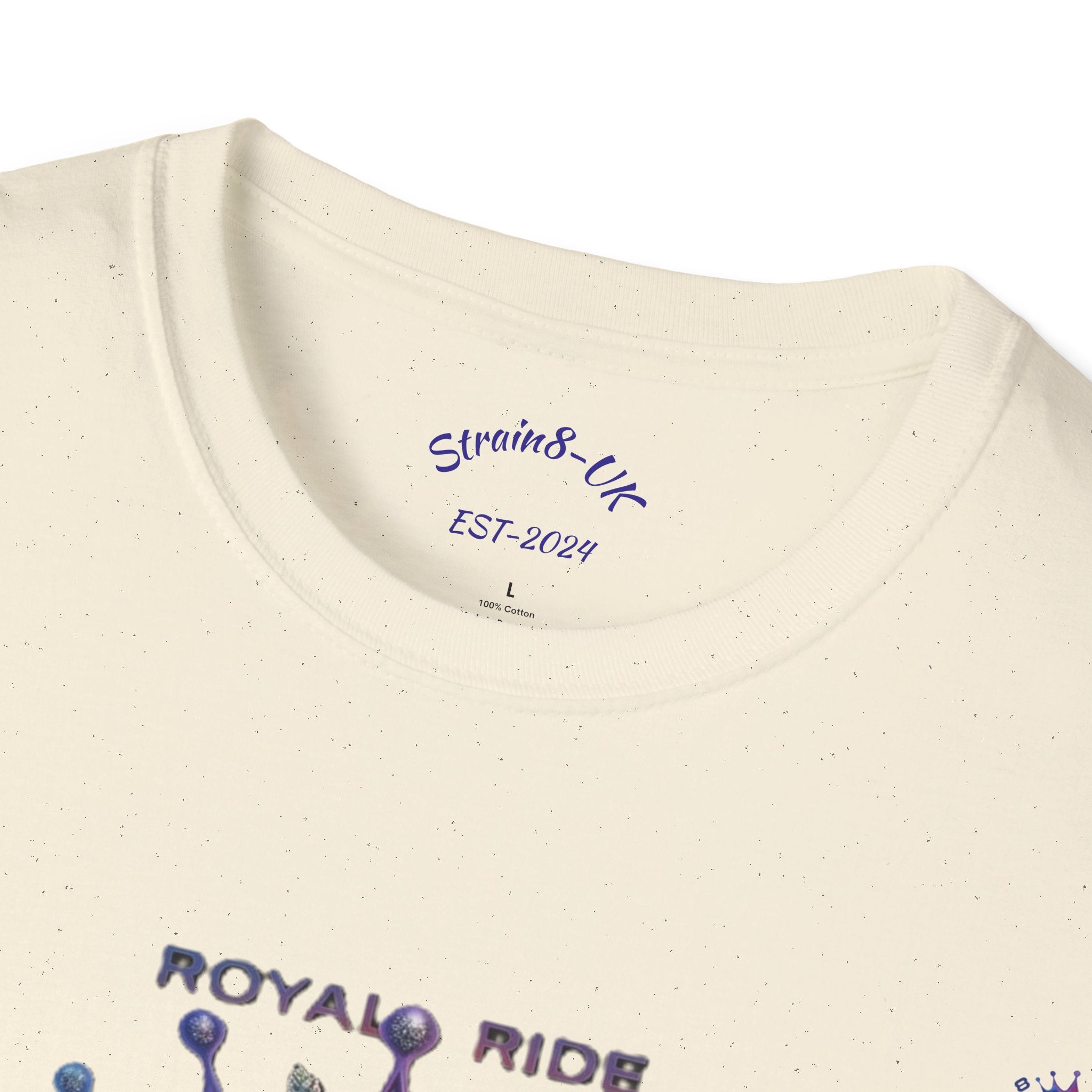Royal Strain8-UK  Graphic T-Shirt — Bold Crowned "S8-UK" E-Bike Logo Tee