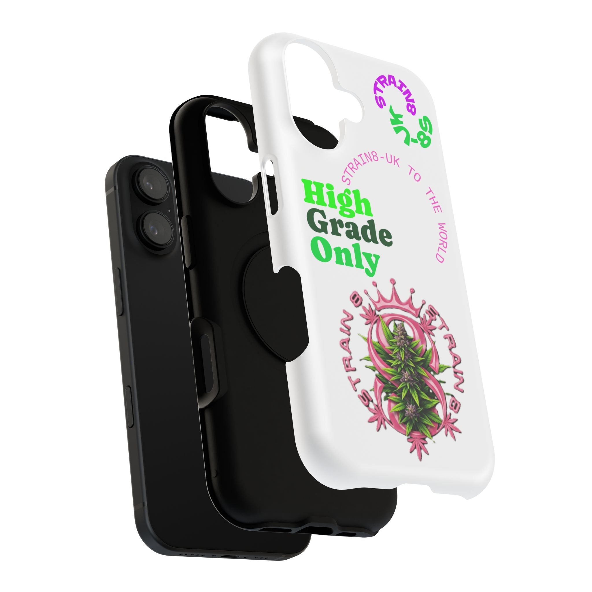 Impact-Resistant Phone Case —Strain8-UK  "High Grade Only"