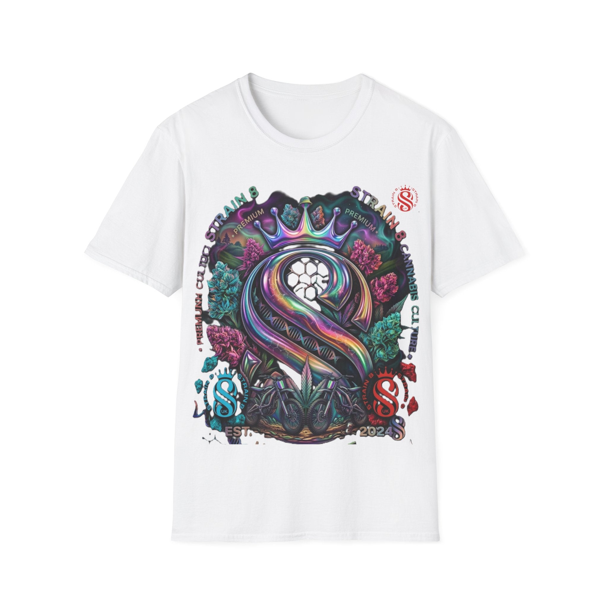 Unisex Softstyle Strain8-UK T-Shirt With Original Logo
