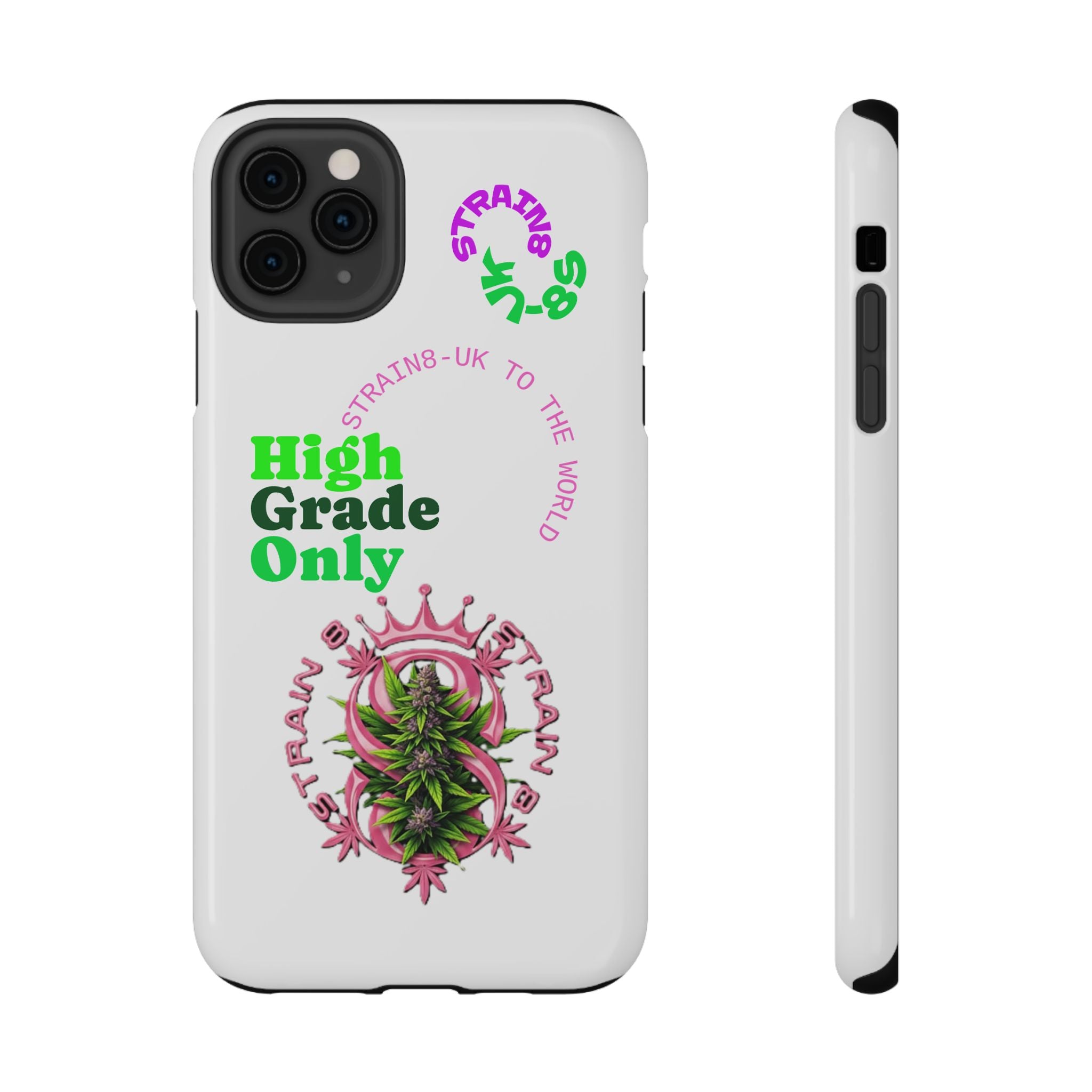 Impact-Resistant Phone Case —Strain8-UK  "High Grade Only"