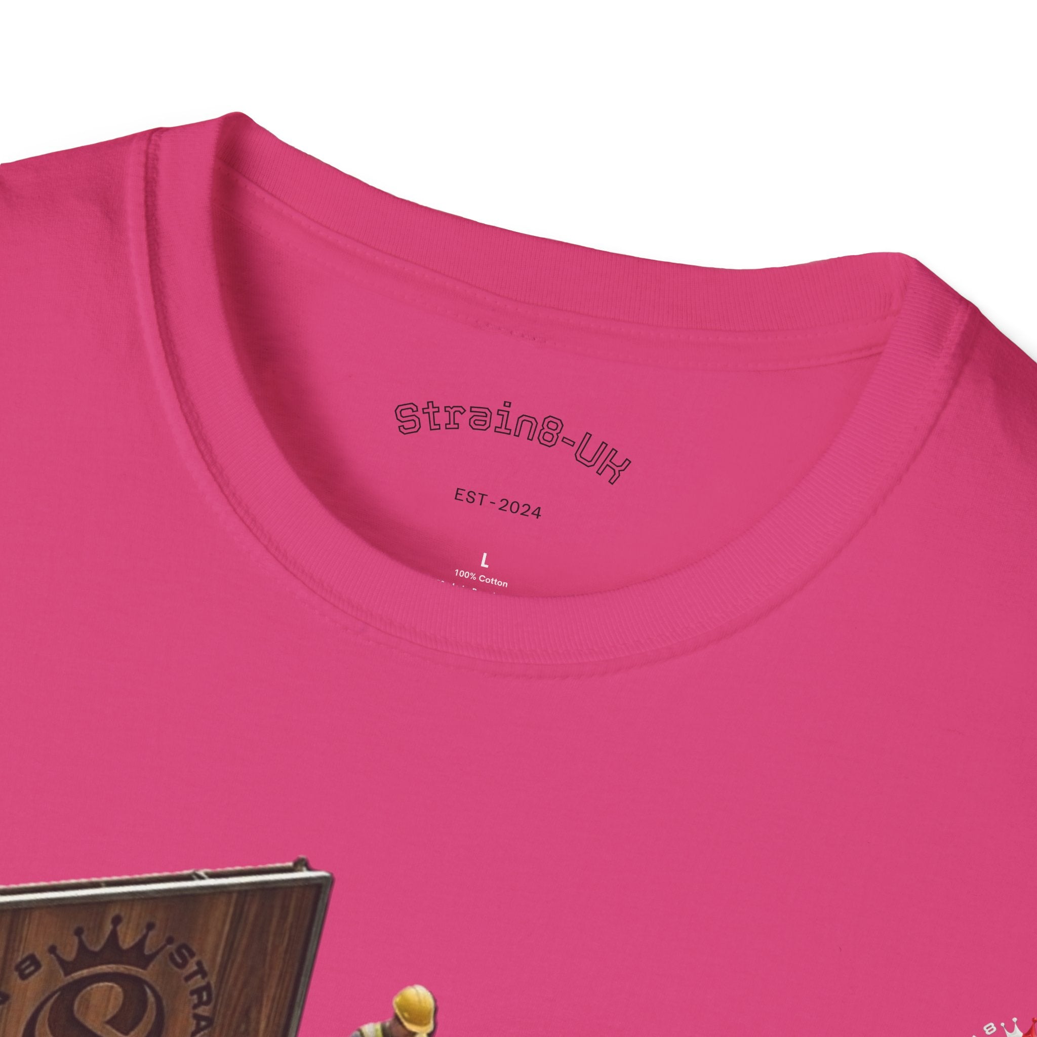 Aerospace Restoration S8-UK Crew T-Shirt — Rocket Repair Workshop Illustration