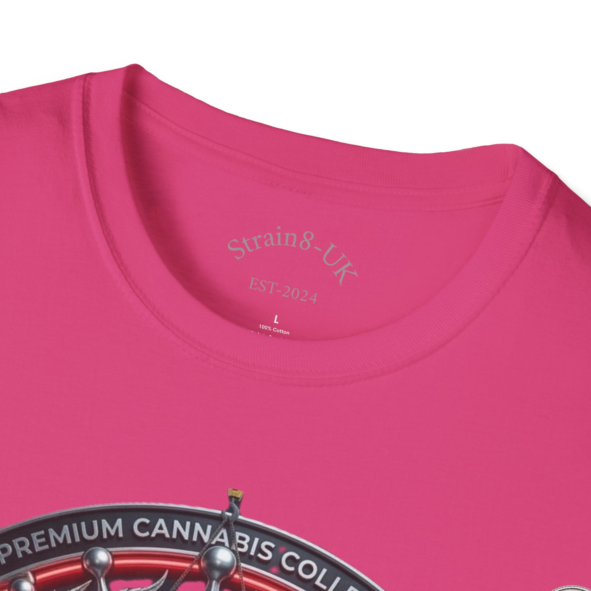 Strain8-UK Under construction T-Shirt — S8-UK in design Crest Design