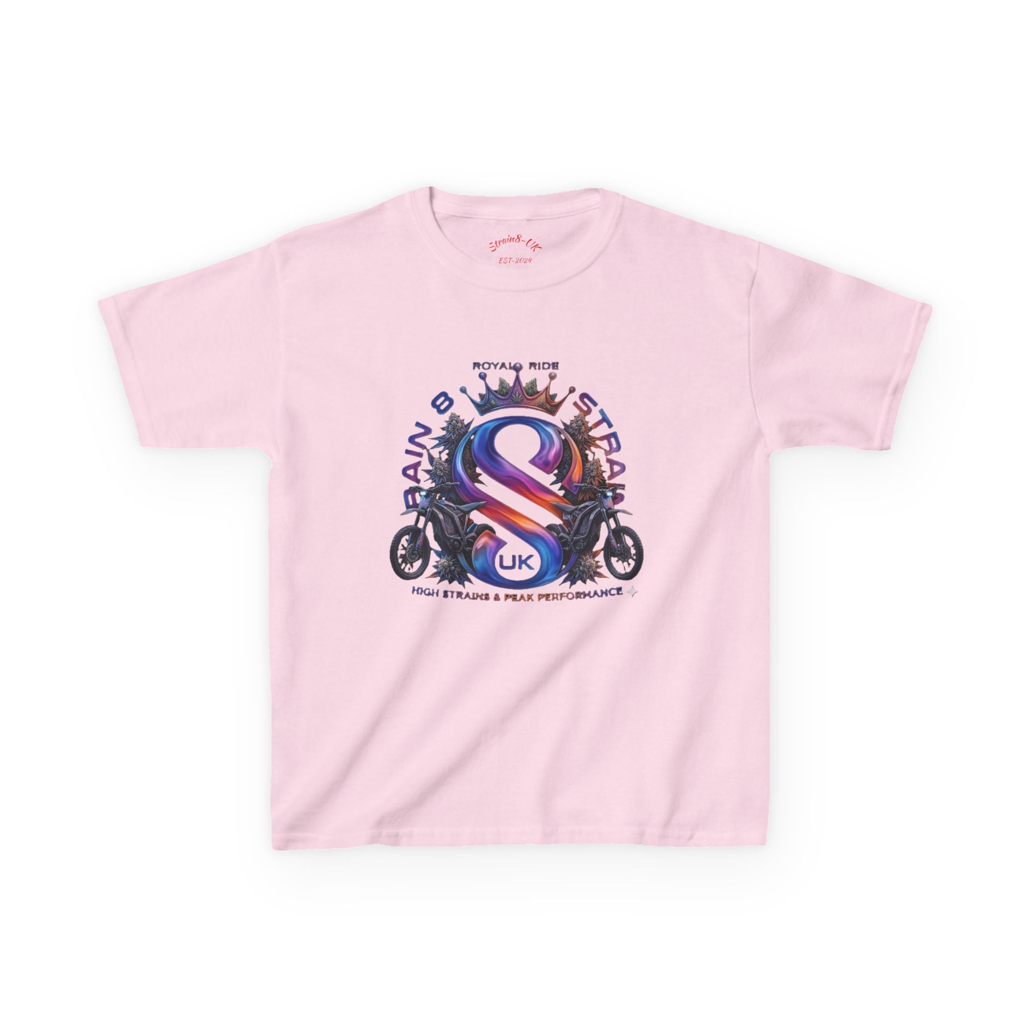 Kids E-Bike Team S8-UK Tee — E-Bike Motorcycle Graphic