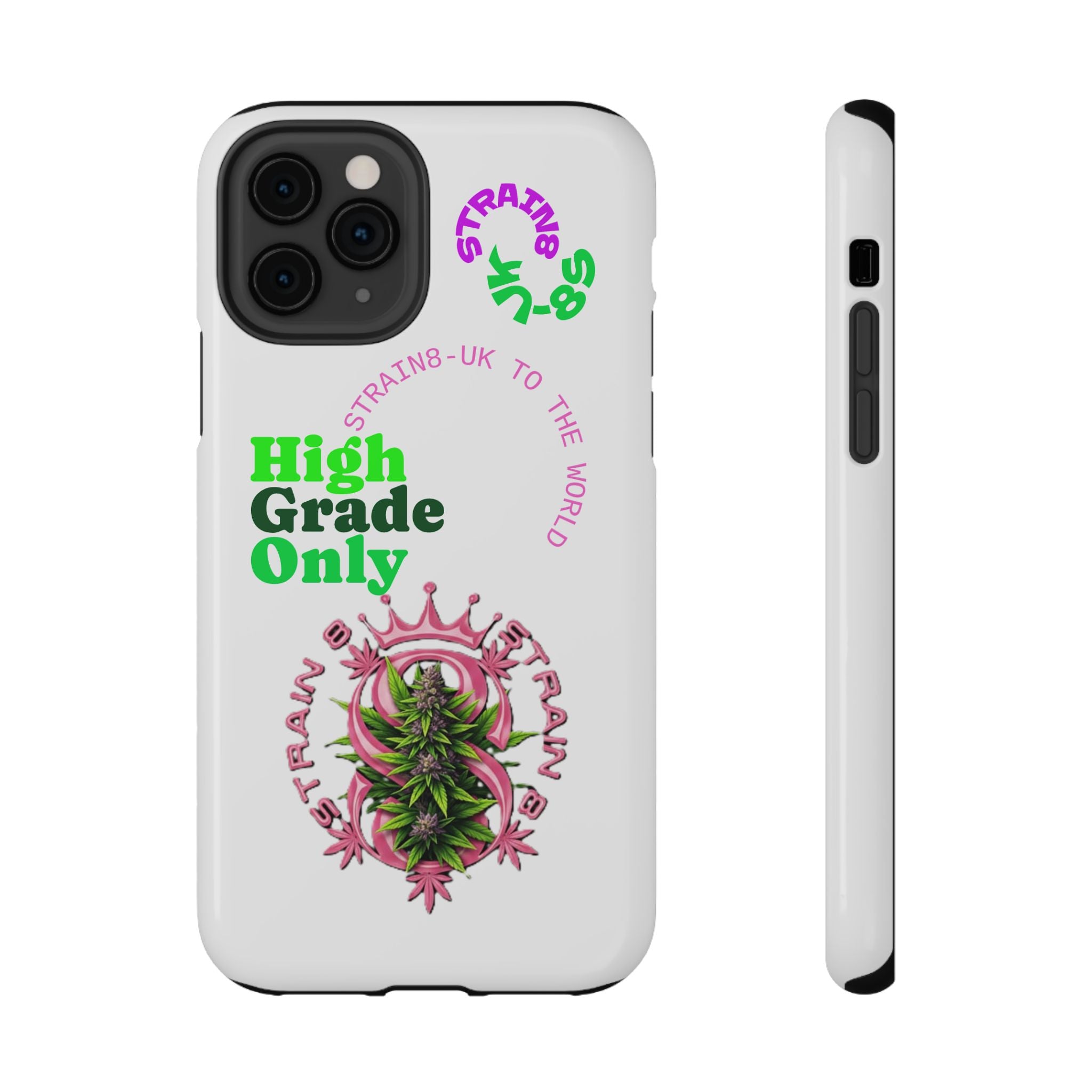 Impact-Resistant Phone Case —Strain8-UK  "High Grade Only"