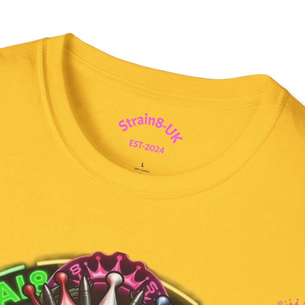 Strain8-UK Ted&Fred Special UK Logo T-Shirt — Cannabis Emblem Graphic Tee