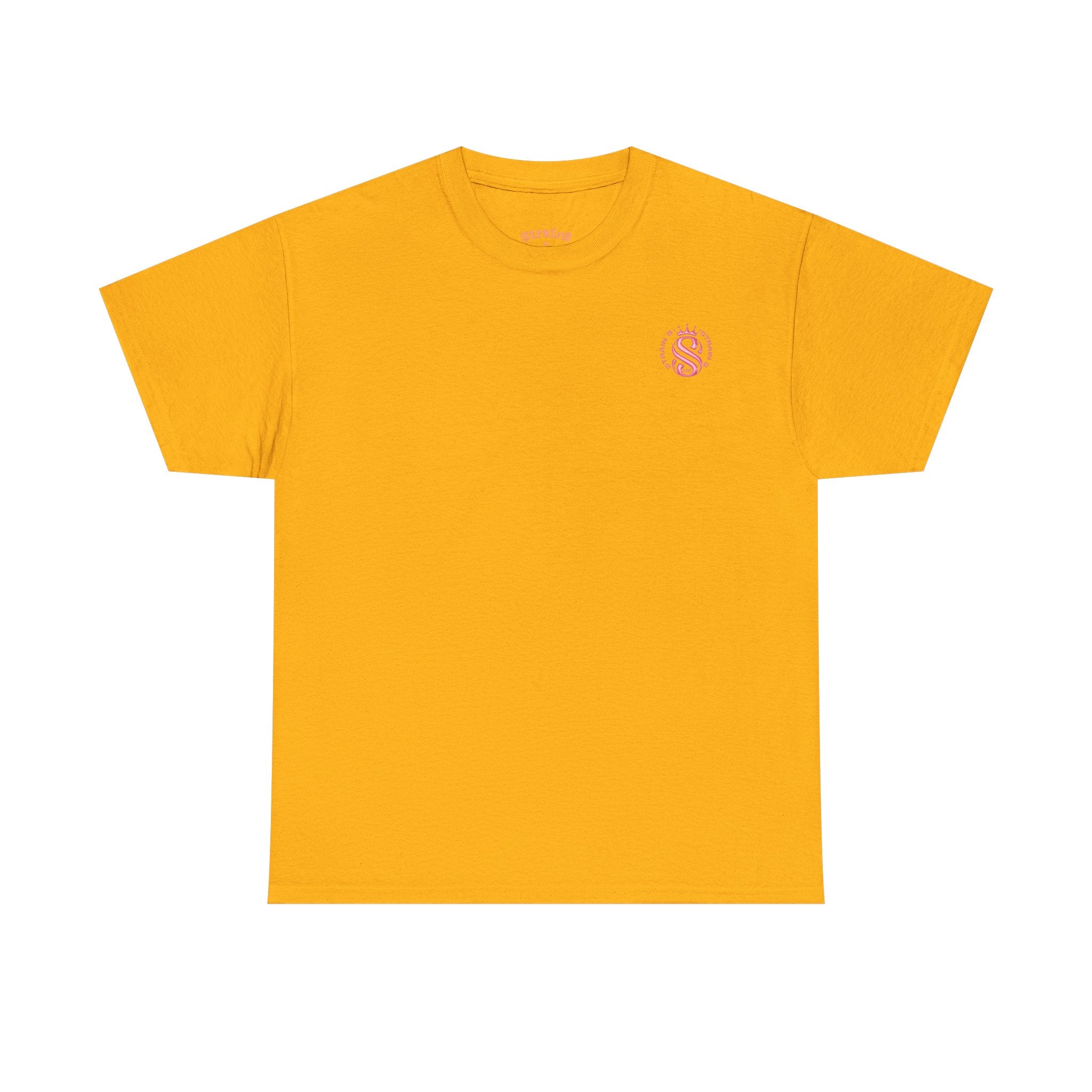 Strain8 Dreams Tee — Bold Pink Logo Graphic T-Shirt