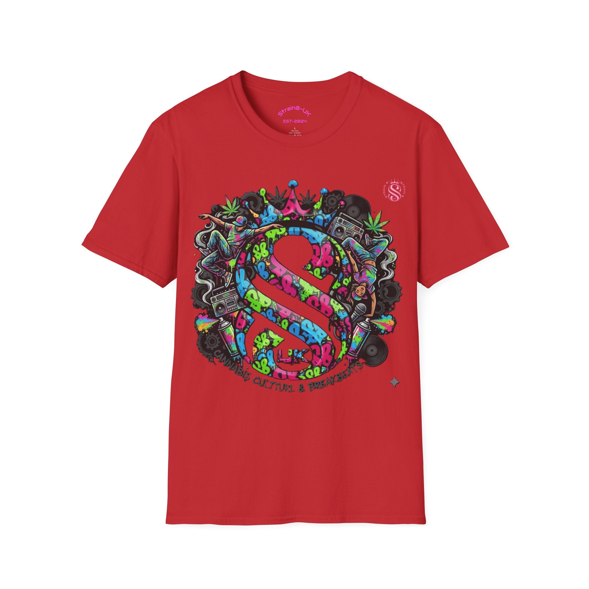 Ampersand Graphic Graffiti B-Boy T-Shirt — Colourful Street Art Design ("&" Culture)
