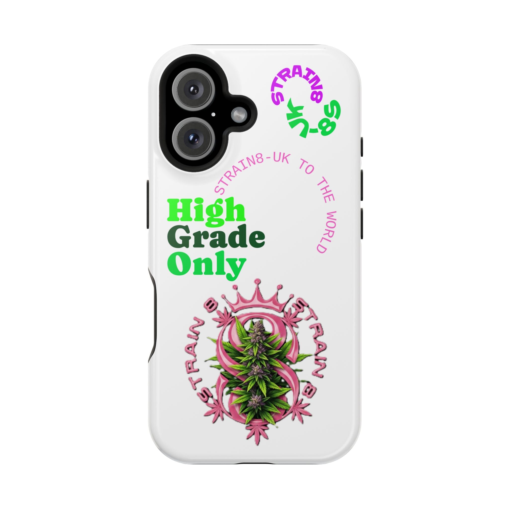 Impact-Resistant Phone Case —Strain8-UK  "High Grade Only"