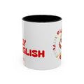 Strain8-UK Fully Spanglish Pride Accent Coffee Mug — 'Soy Español' Crown Monogram (11/15oz)