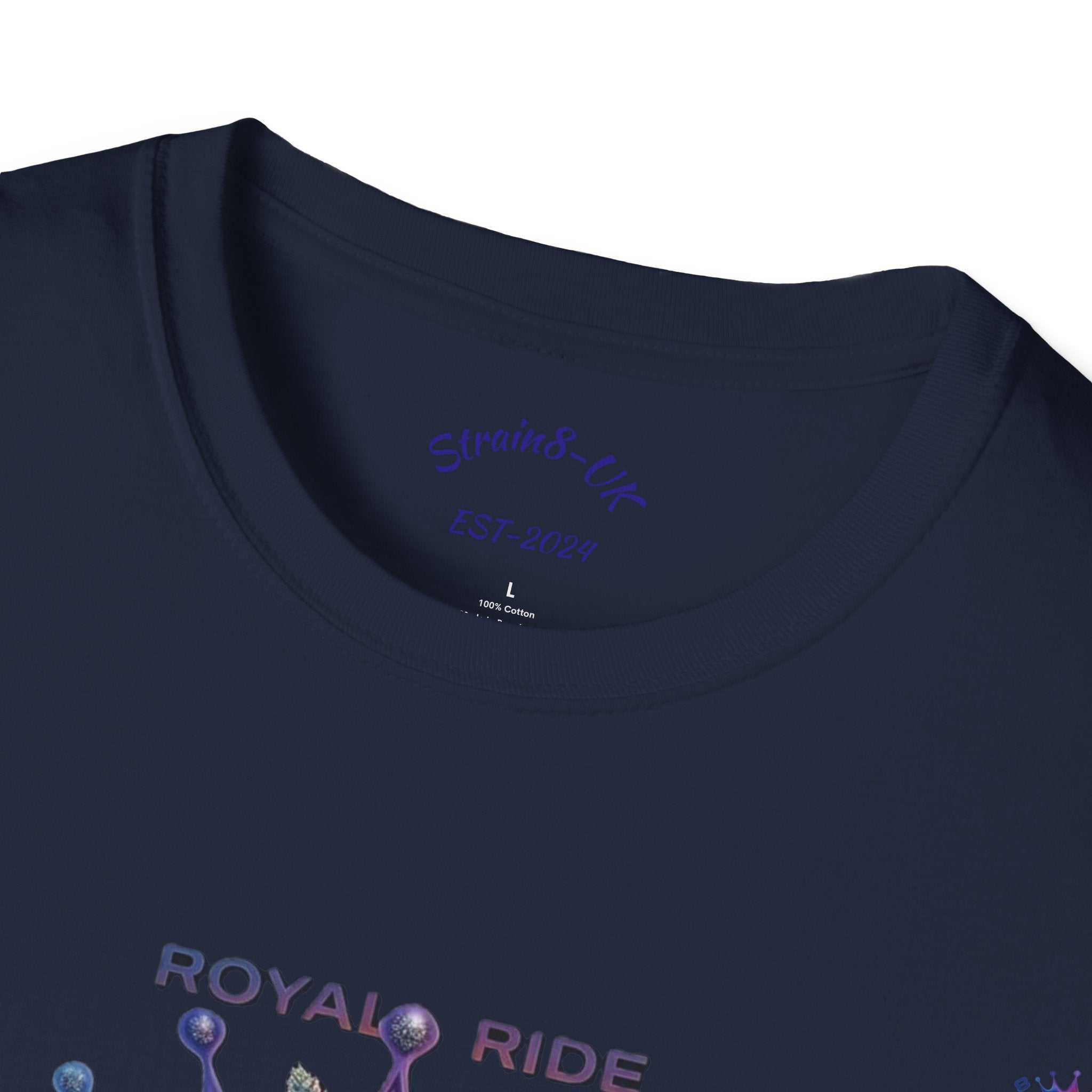 Royal Strain8-UK  Graphic T-Shirt — Bold Crowned "S8-UK" E-Bike Logo Tee
