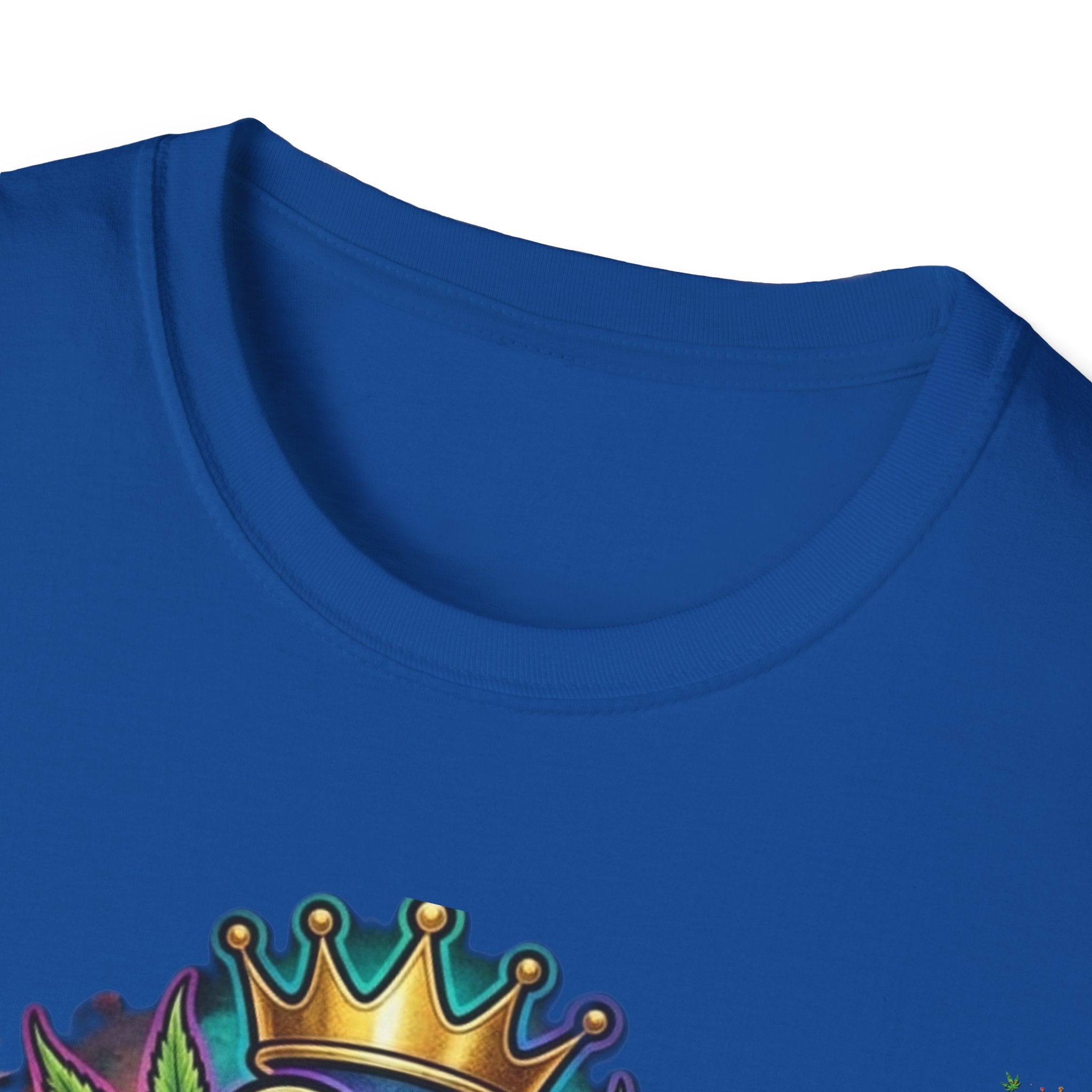 Mrs Always Right Cannabis Strain8-UK  T-Shirt - Colourful Crowned S8-UK Logo Leaf Design