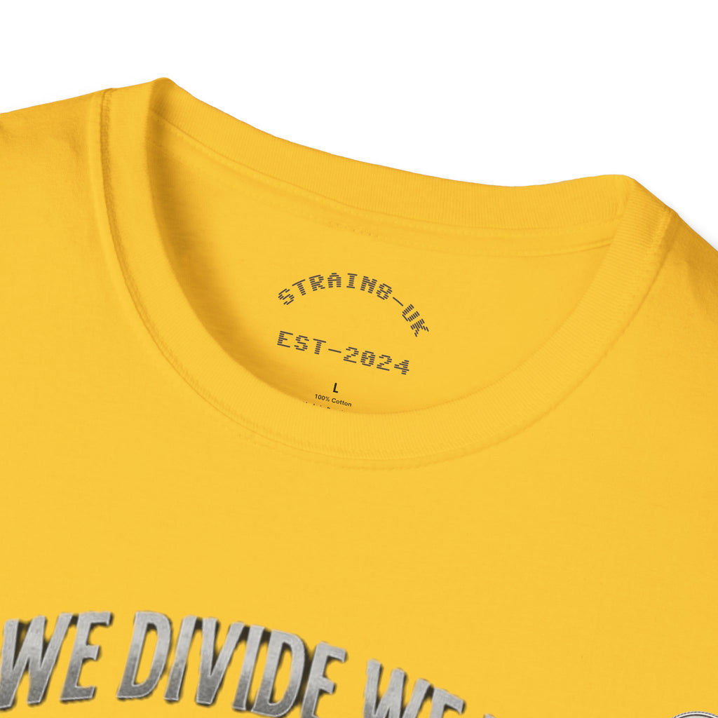 Strain8-UK If We Divide We Fall T-Shirt — Vintage Union Solidarity Graphic Tee