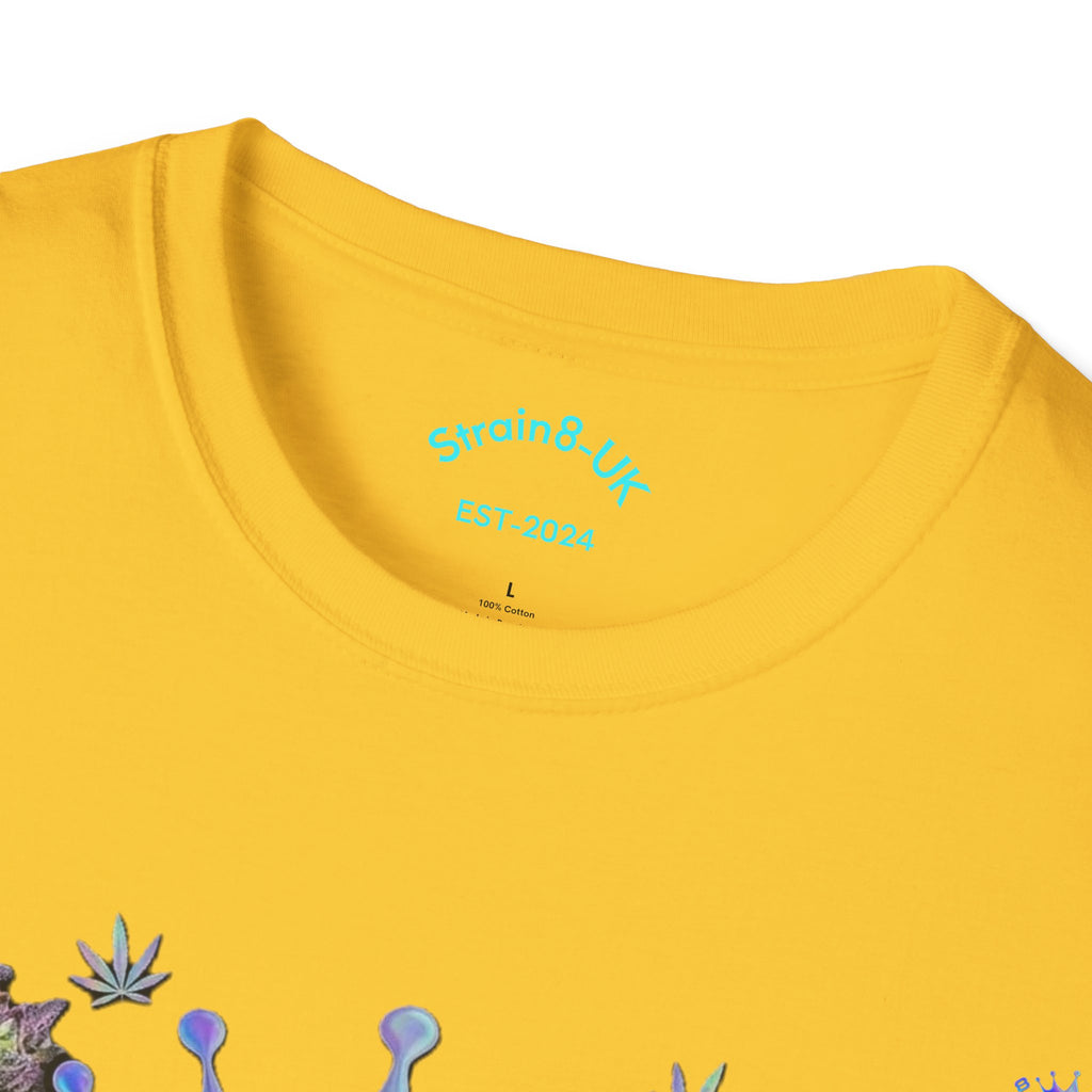 Ampersand S8-UK Logo Crown Graphic T-Shirt — Indica/Sativa S8-UK Streetwear Tee