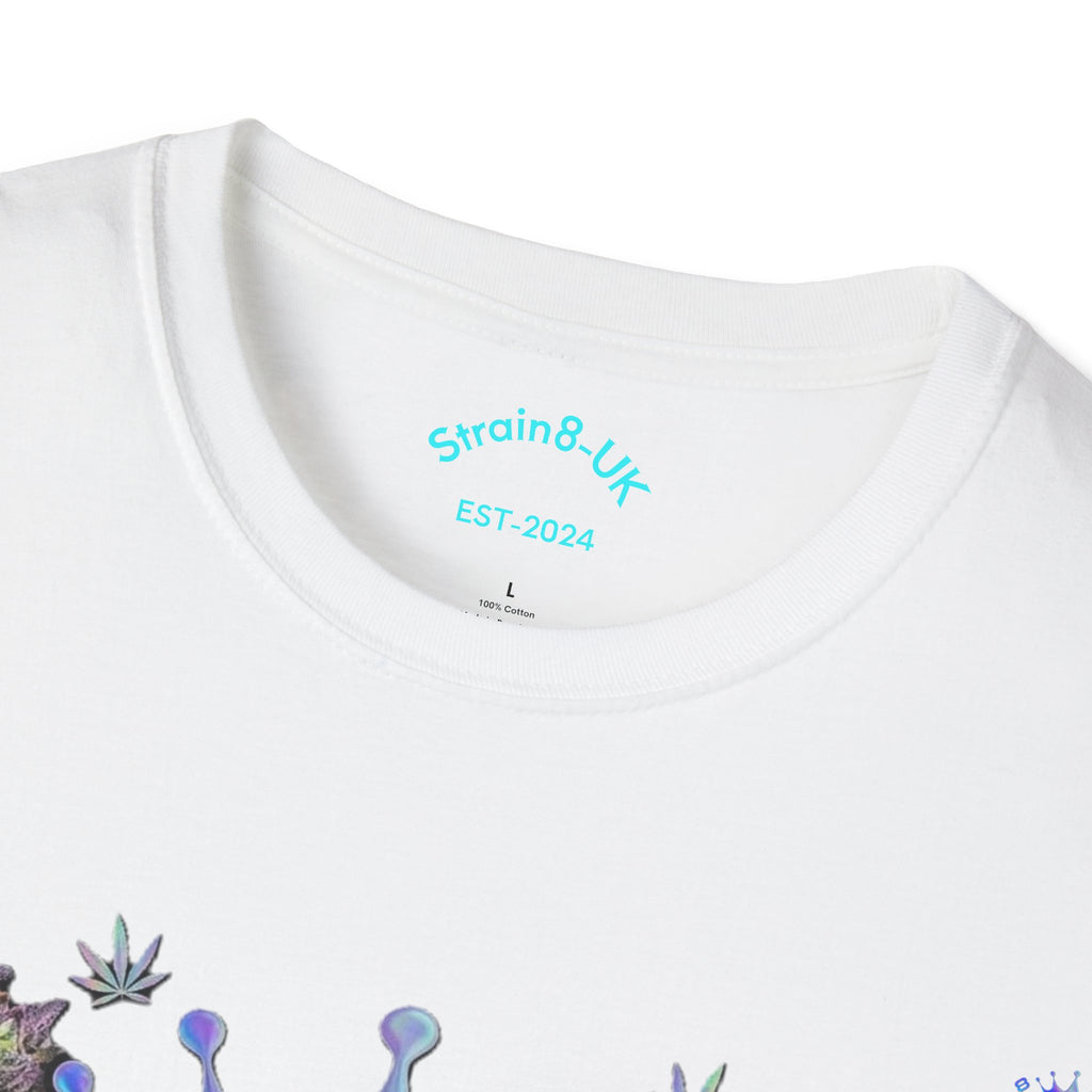 Ampersand S8-UK Logo Crown Graphic T-Shirt — Indica/Sativa S8-UK Streetwear Tee