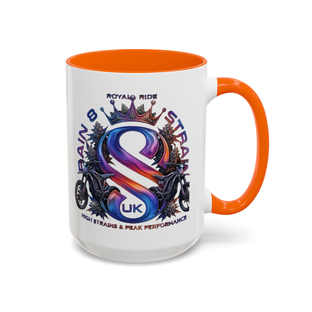 Royal Ride Strain8-UK Accent Coffee Mug – E-Bike Logo 11/15oz