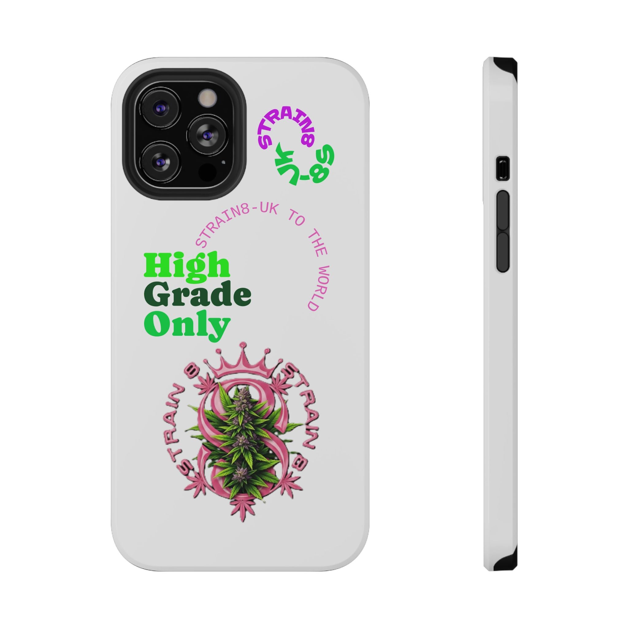 Impact-Resistant Phone Case —Strain8-UK  "High Grade Only"