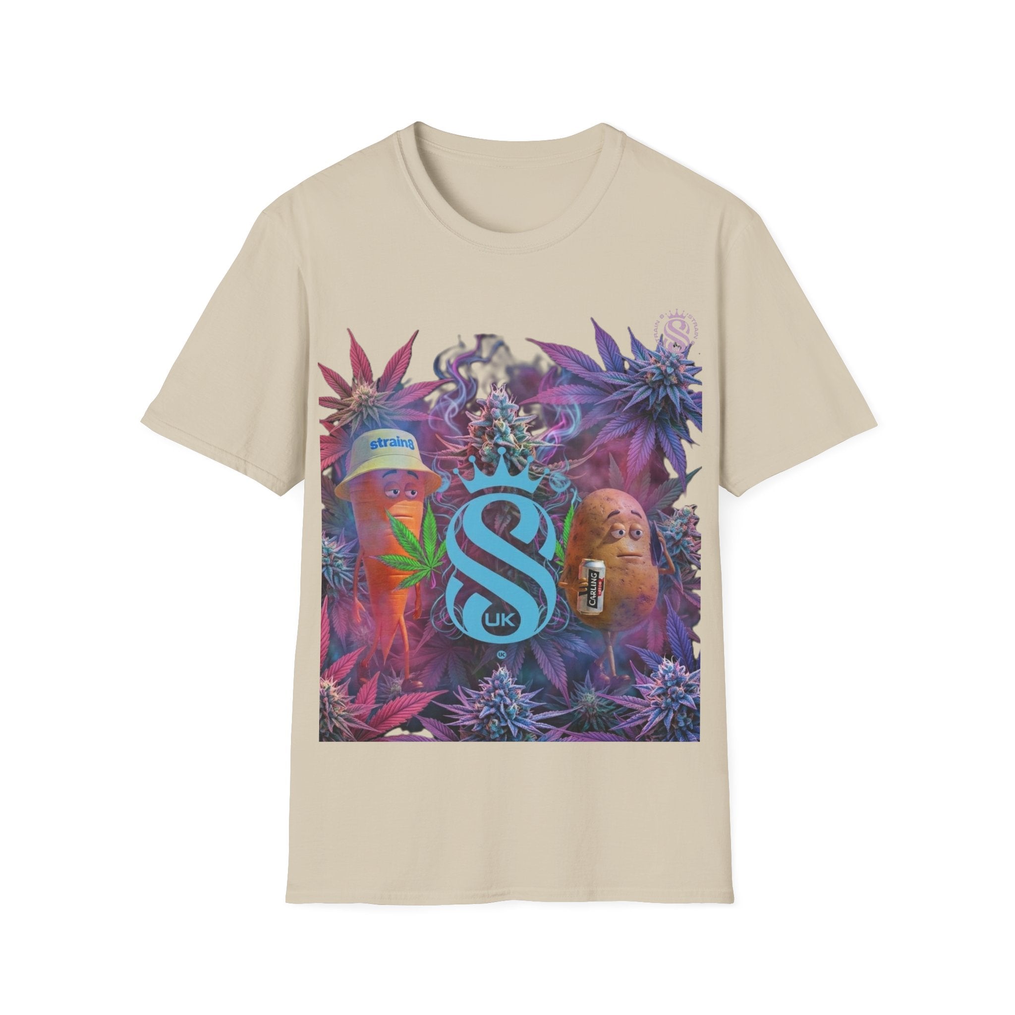 Psychedelic Ted&Fred Cannabis Collage Style TShirt