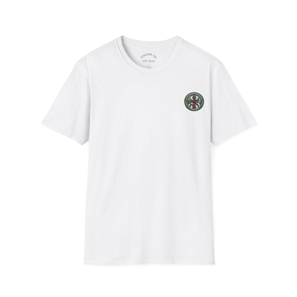 Strain8-UK Watch Face Design T‑Shirt — Nautical Travel Vibes In Emerald Green