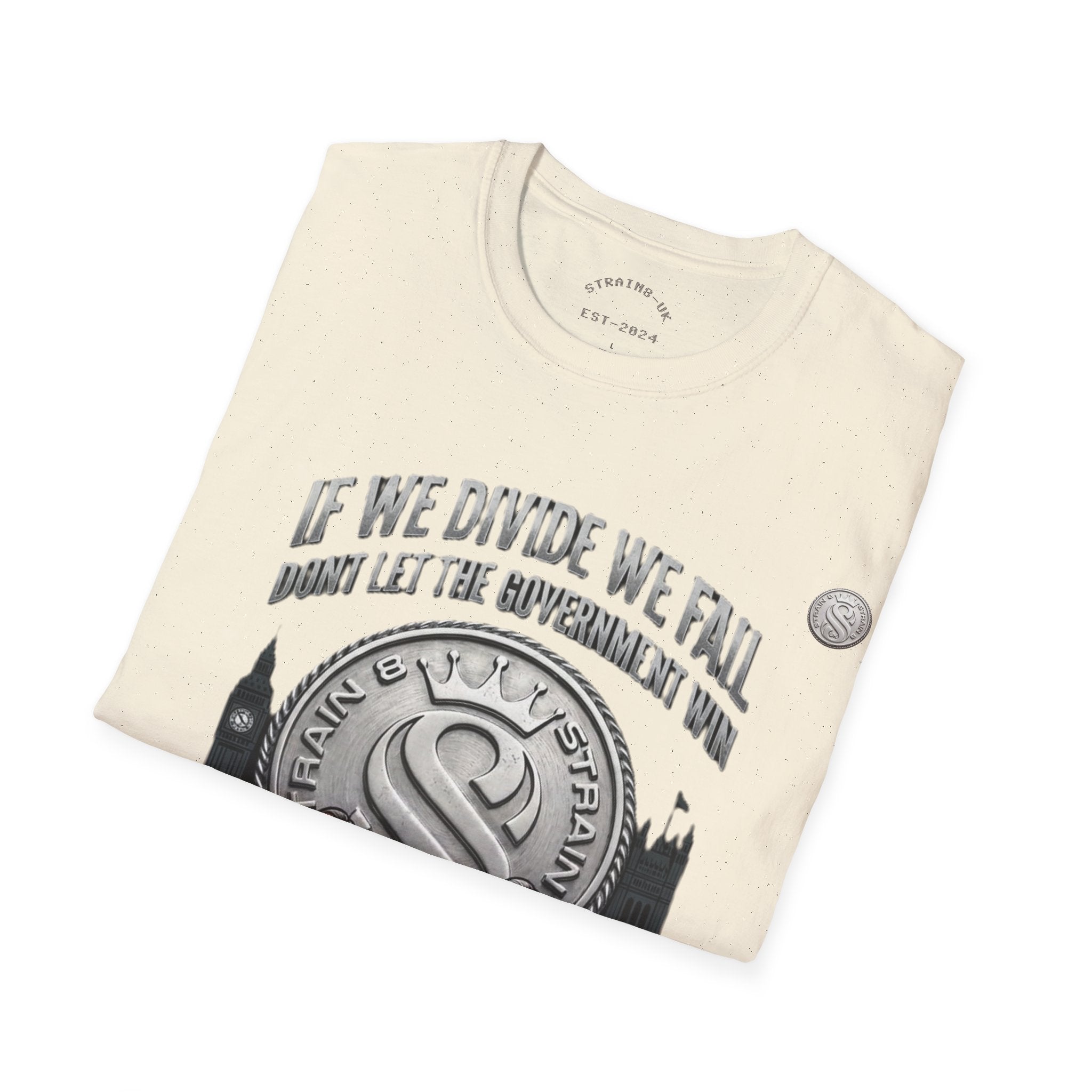 Strain8-UK If We Divide We Fall T-Shirt — Vintage Union Solidarity Graphic Tee