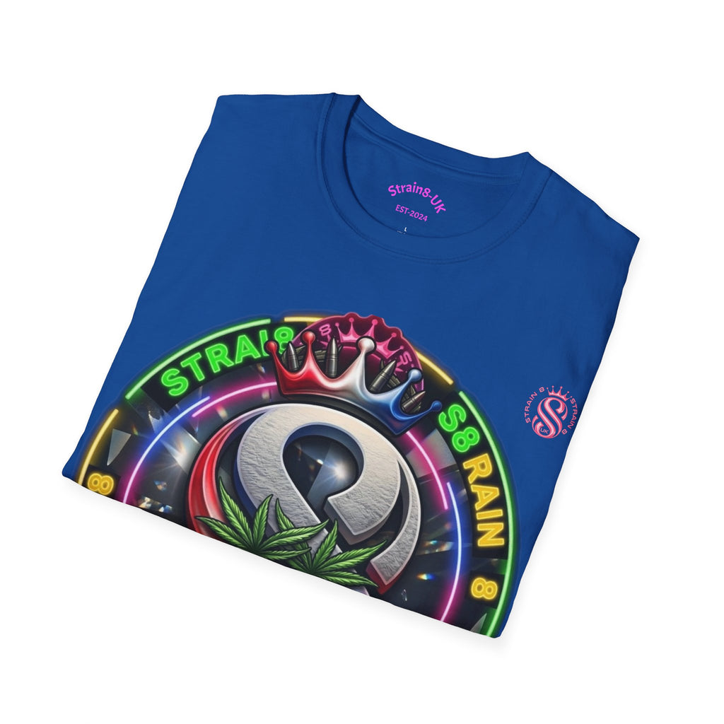 Strain8-UK Ted&Fred Special UK Logo T-Shirt — Cannabis Emblem Graphic Tee
