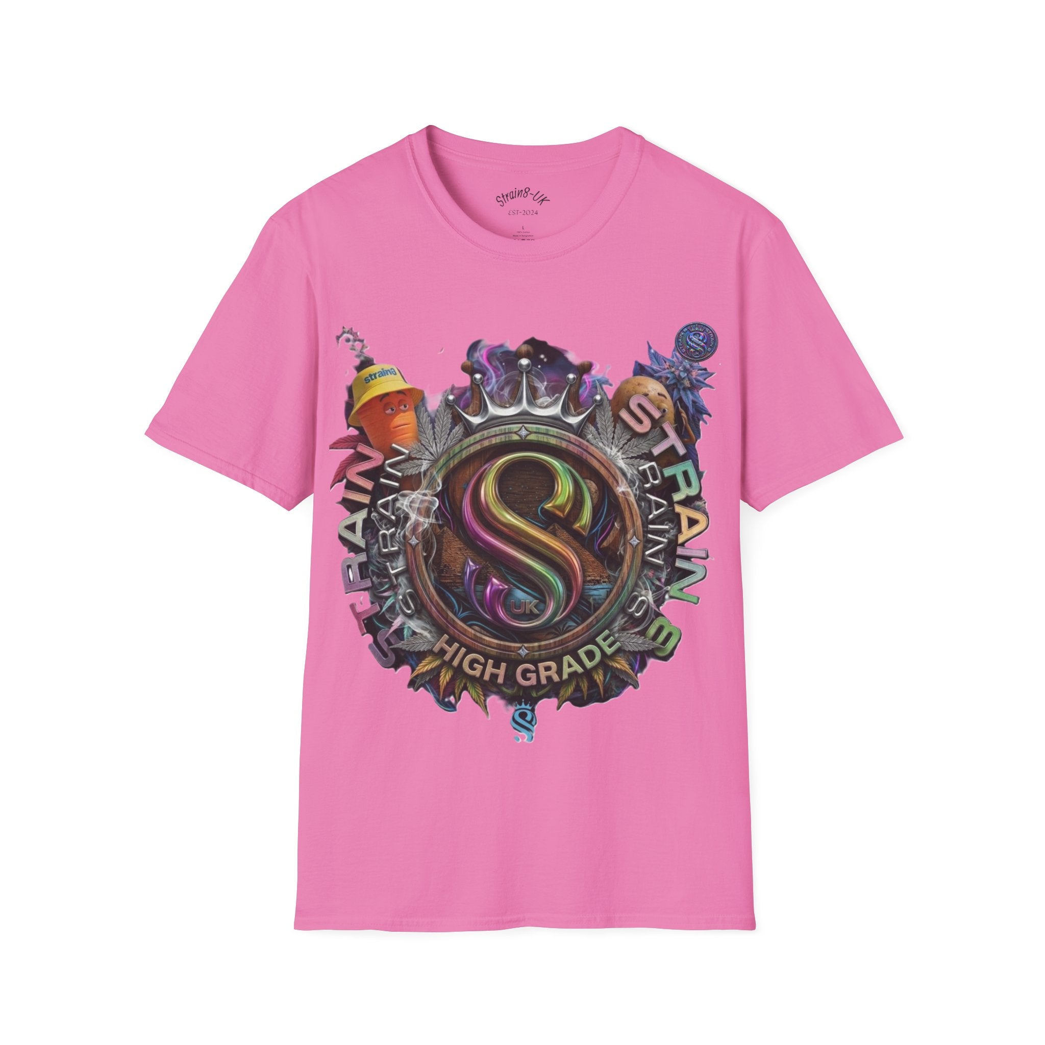High Grade Strain8-UK Original  Logo Graphic T-Shirt Ted&Fred