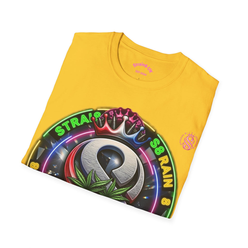 Strain8-UK Ted&Fred Special UK Logo T-Shirt — Cannabis Emblem Graphic Tee