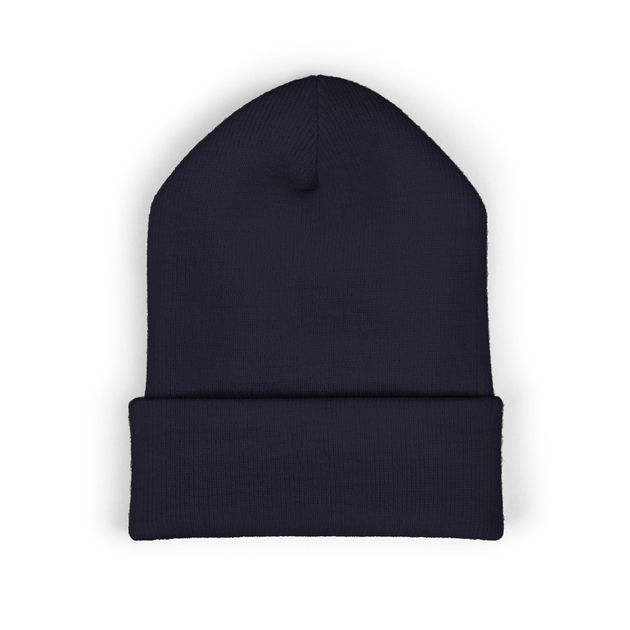 Embroidered Graffiti S8-UK Logo Cuffed Beanie — Cozy Knit Winter Hat