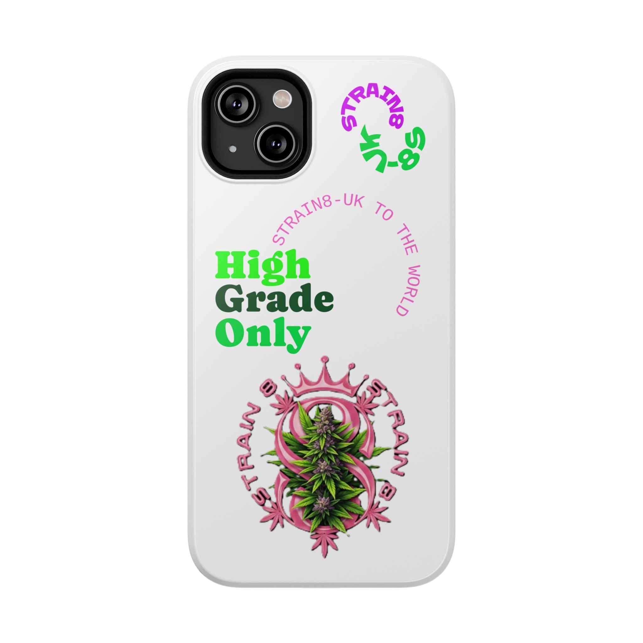 Impact-Resistant Phone Case —Strain8-UK  "High Grade Only"