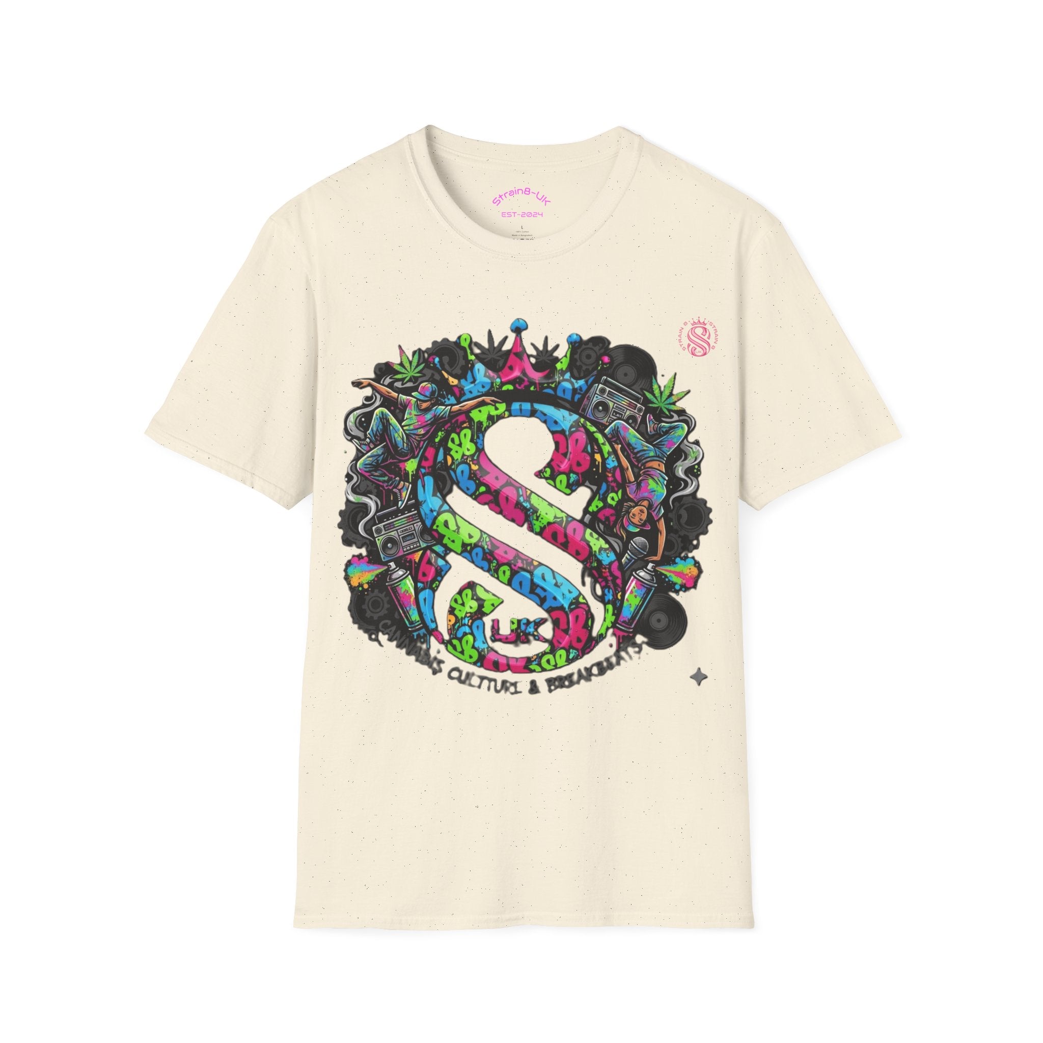 Ampersand Graphic Graffiti B-Boy T-Shirt — Colourful Street Art Design ("&" Culture)