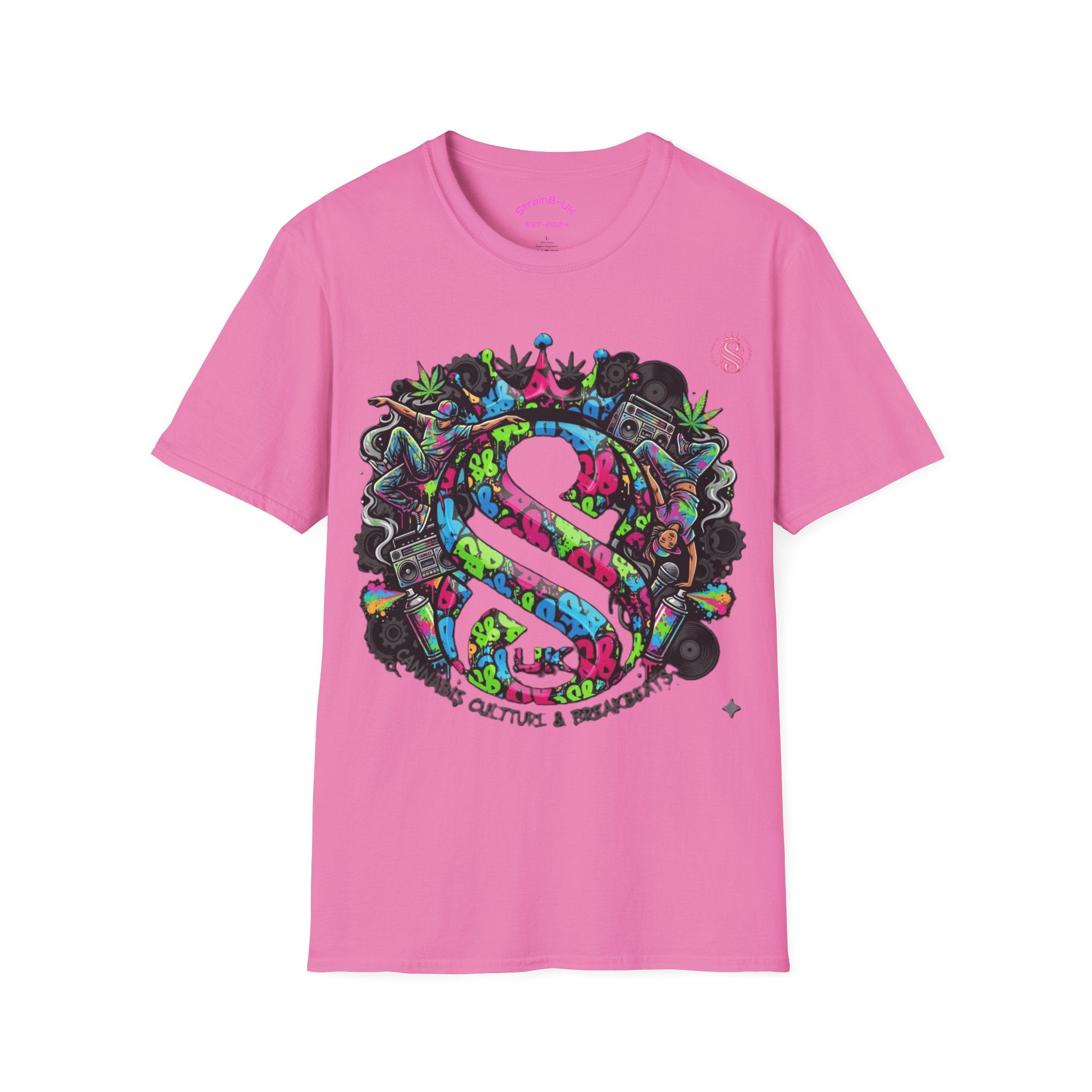 Ampersand Graphic Graffiti B-Boy T-Shirt — Colourful Street Art Design ("&" Culture)