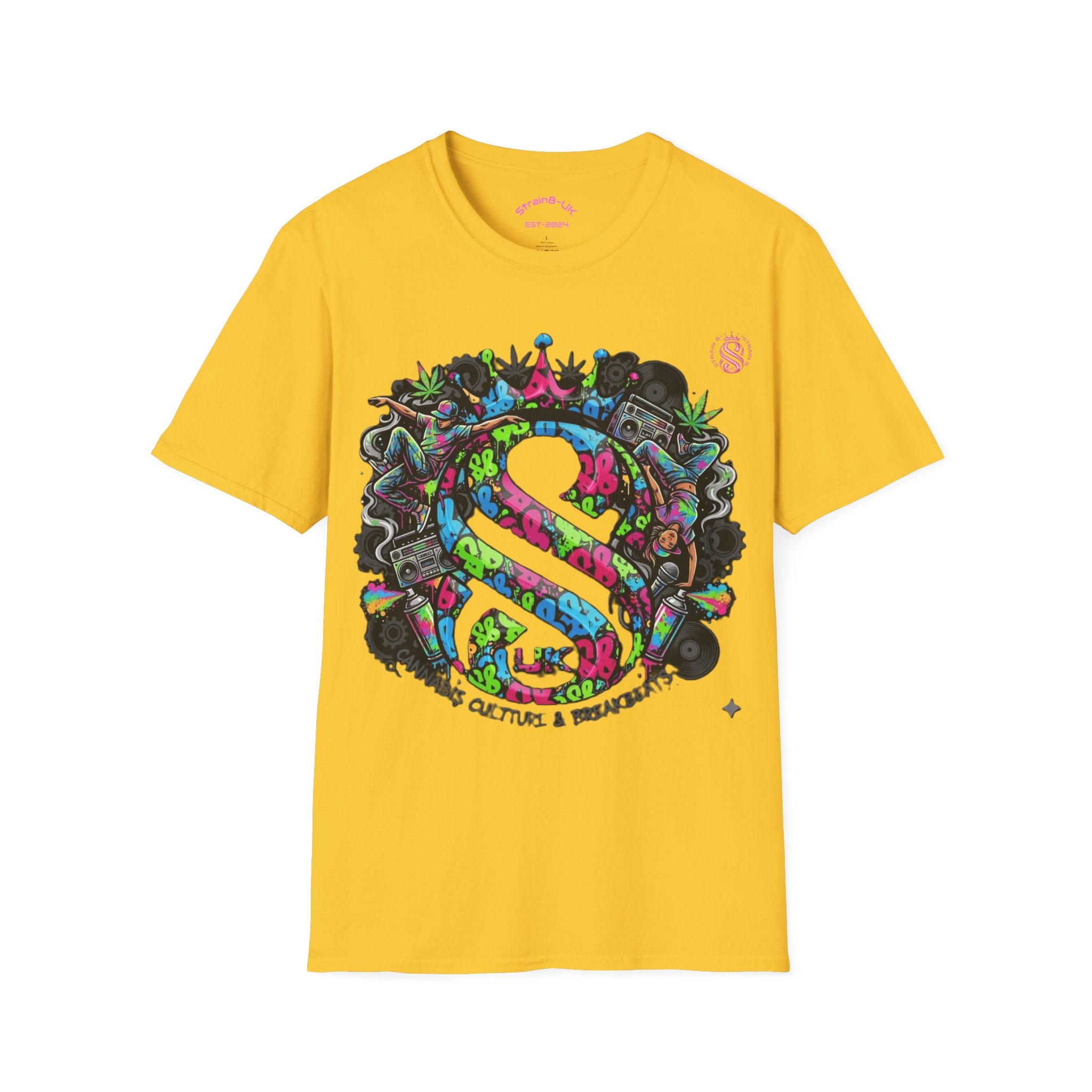 Ampersand Graphic Graffiti B-Boy T-Shirt — Colourful Street Art Design ("&" Culture)