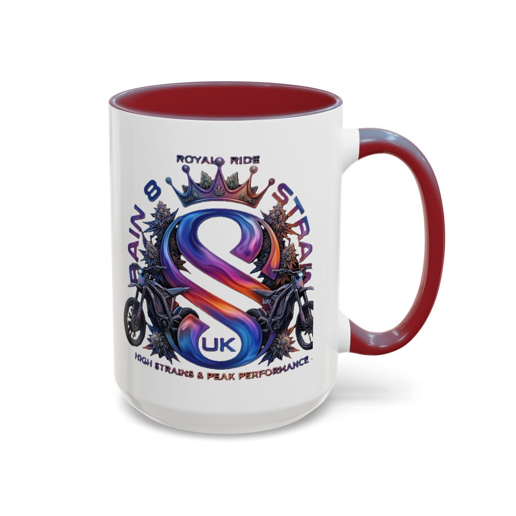 Royal Ride Strain8-UK Accent Coffee Mug – E-Bike Logo 11/15oz