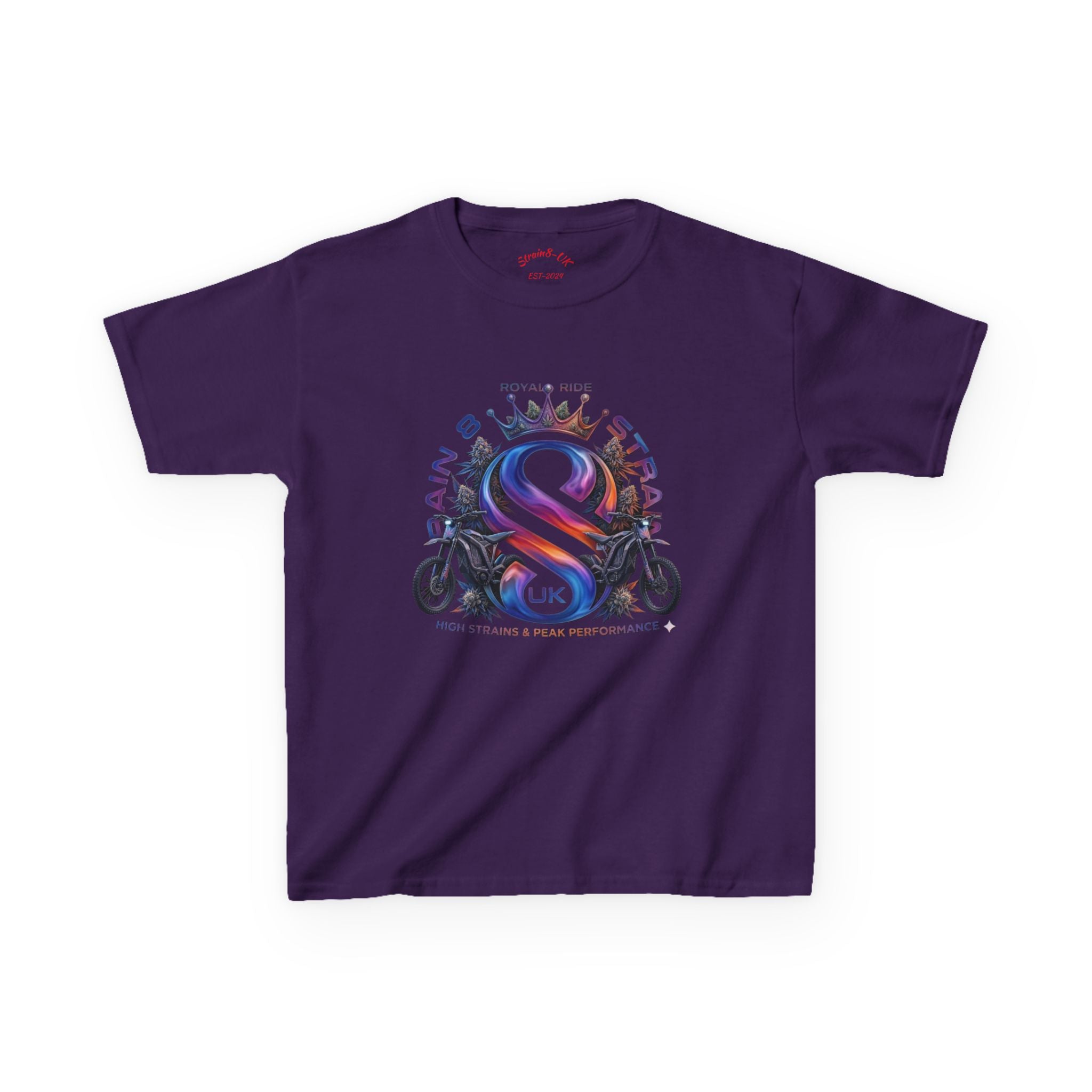 Kids E-Bike Team S8-UK Tee — E-Bike Motorcycle Graphic