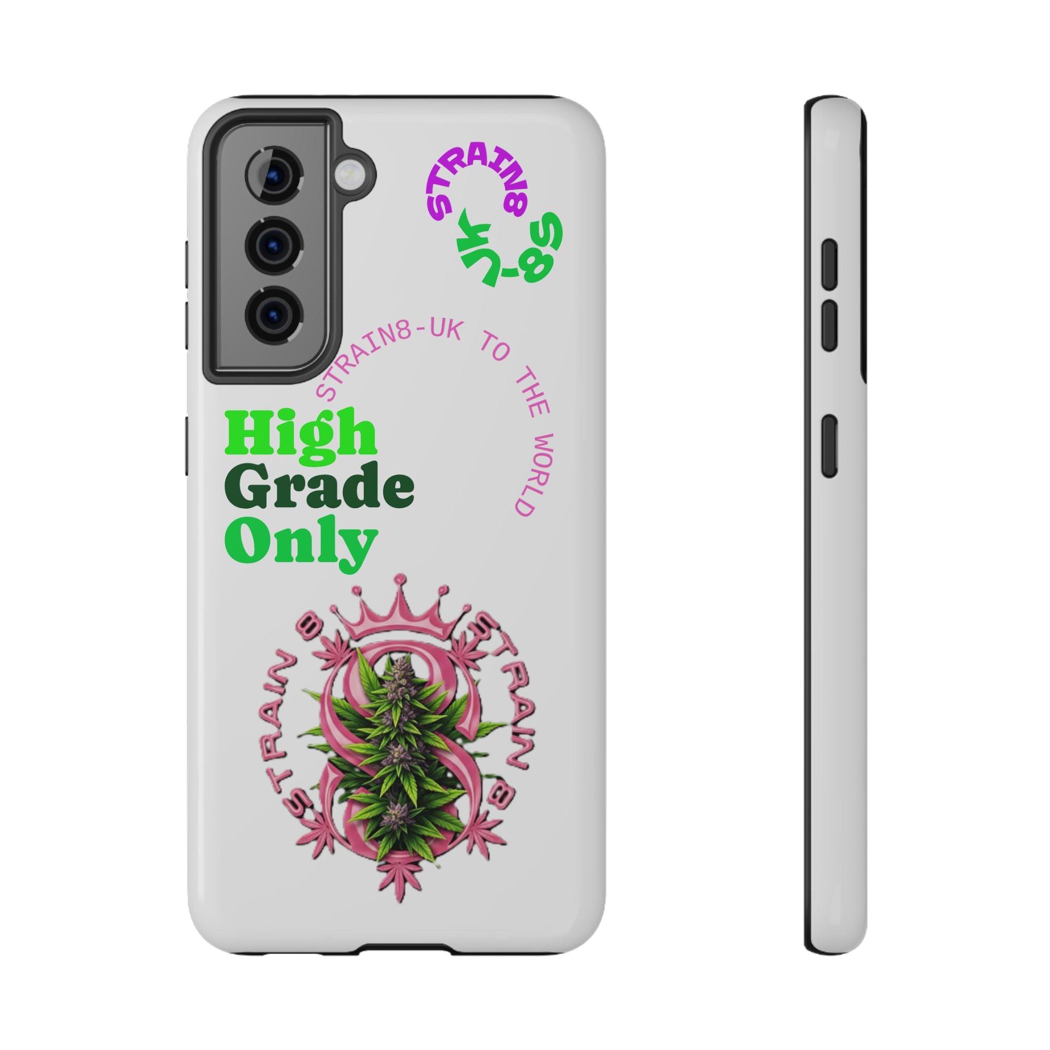 Impact-Resistant Phone Case —Strain8-UK  "High Grade Only"