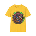 Psychedelic Dtrain8-UK Crowned Graphic T-Shirt