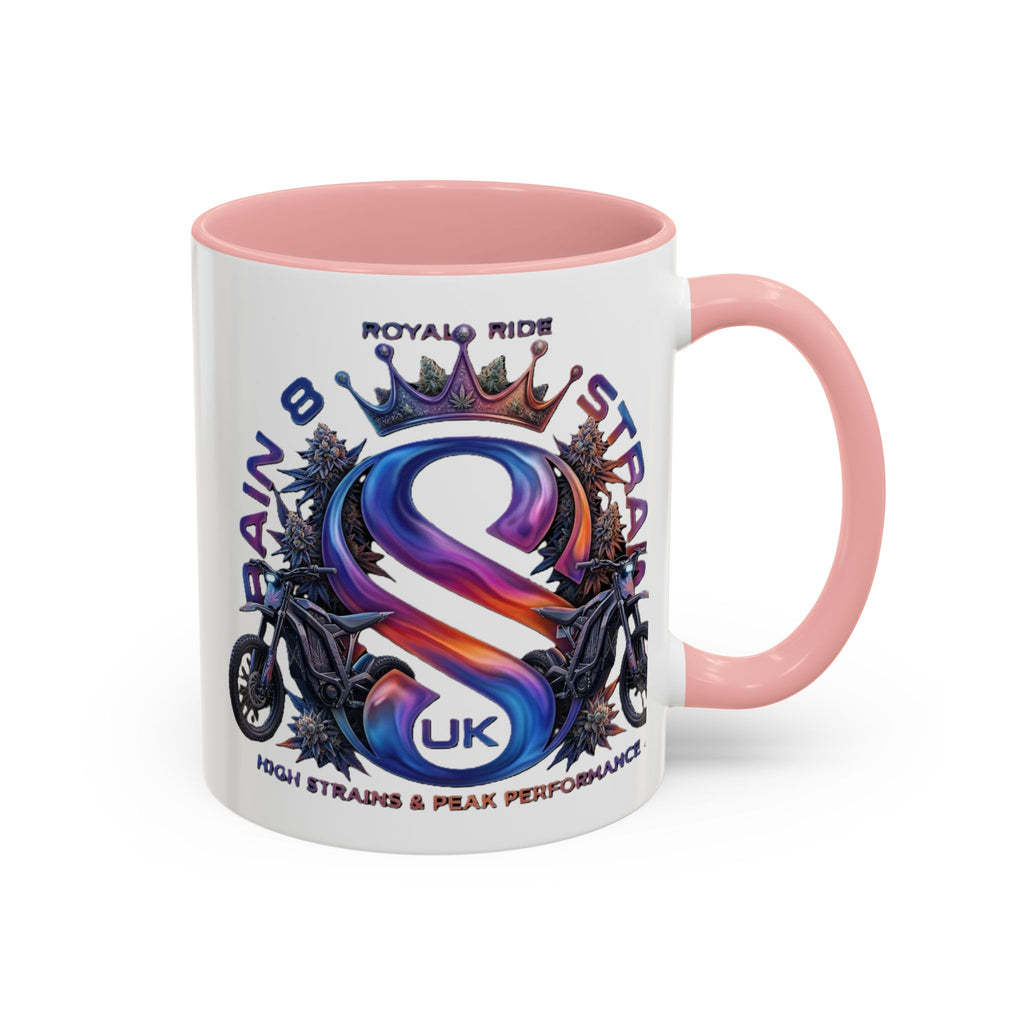 Royal Ride Strain8-UK Accent Coffee Mug – E-Bike Logo 11/15oz