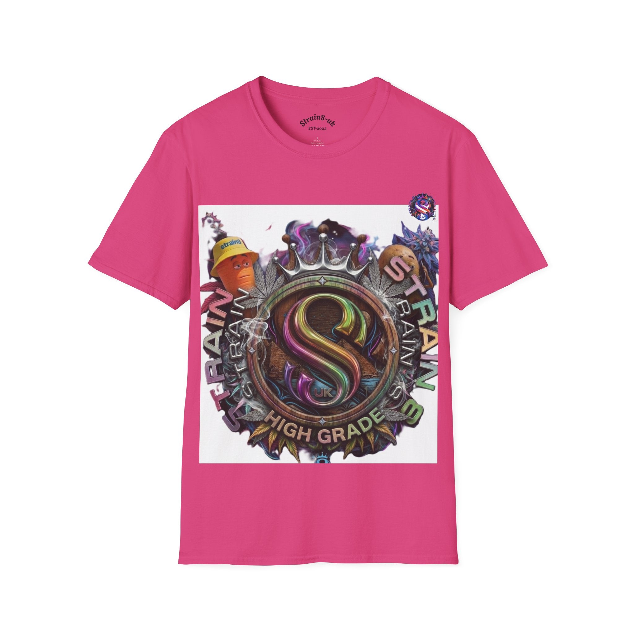 Graffiti Skate Strain8-UK Logo Original Logo T-Shirt — 'High Grade' Streetwear Graphic Tee
