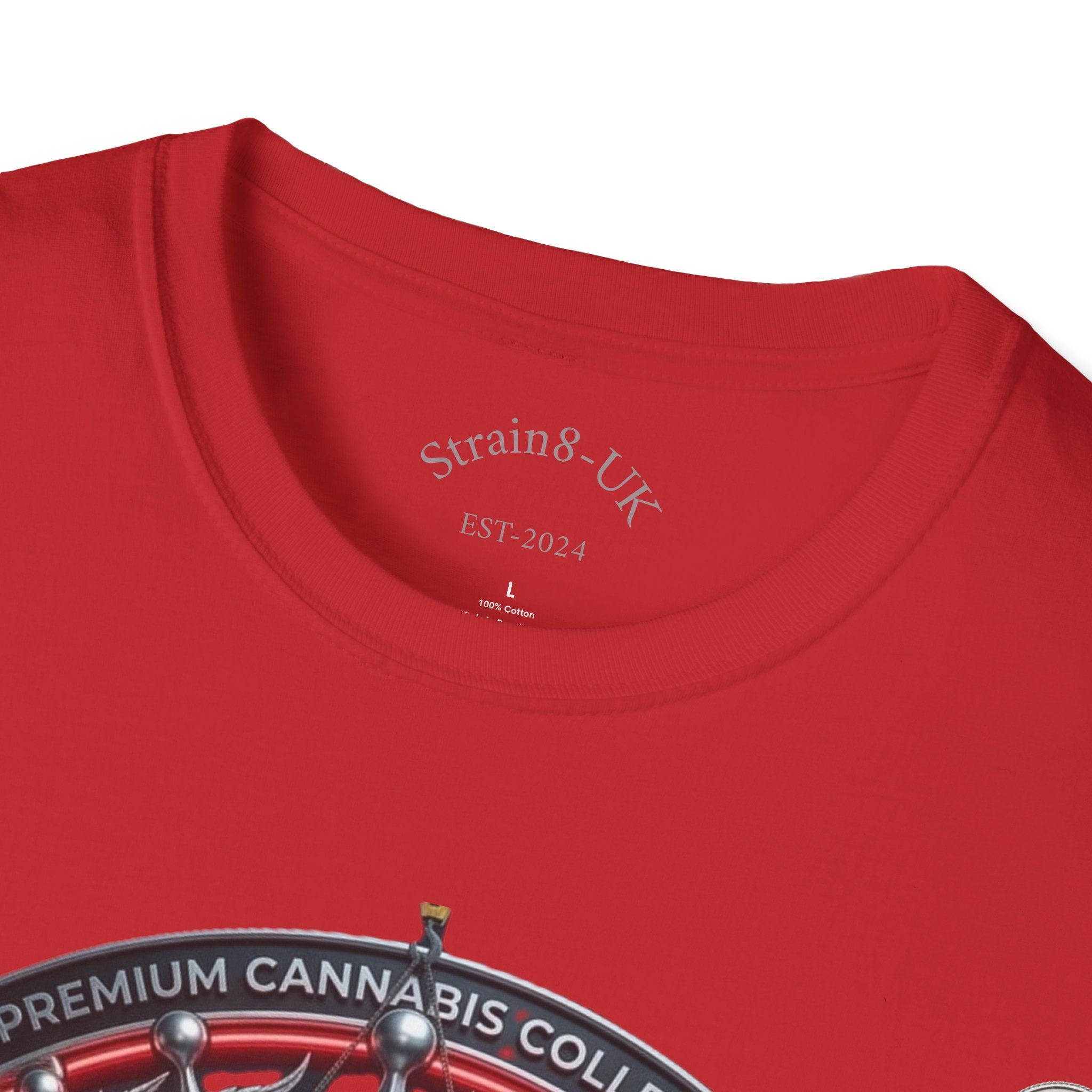 Strain8-UK Under construction T-Shirt — S8-UK in design Crest Design