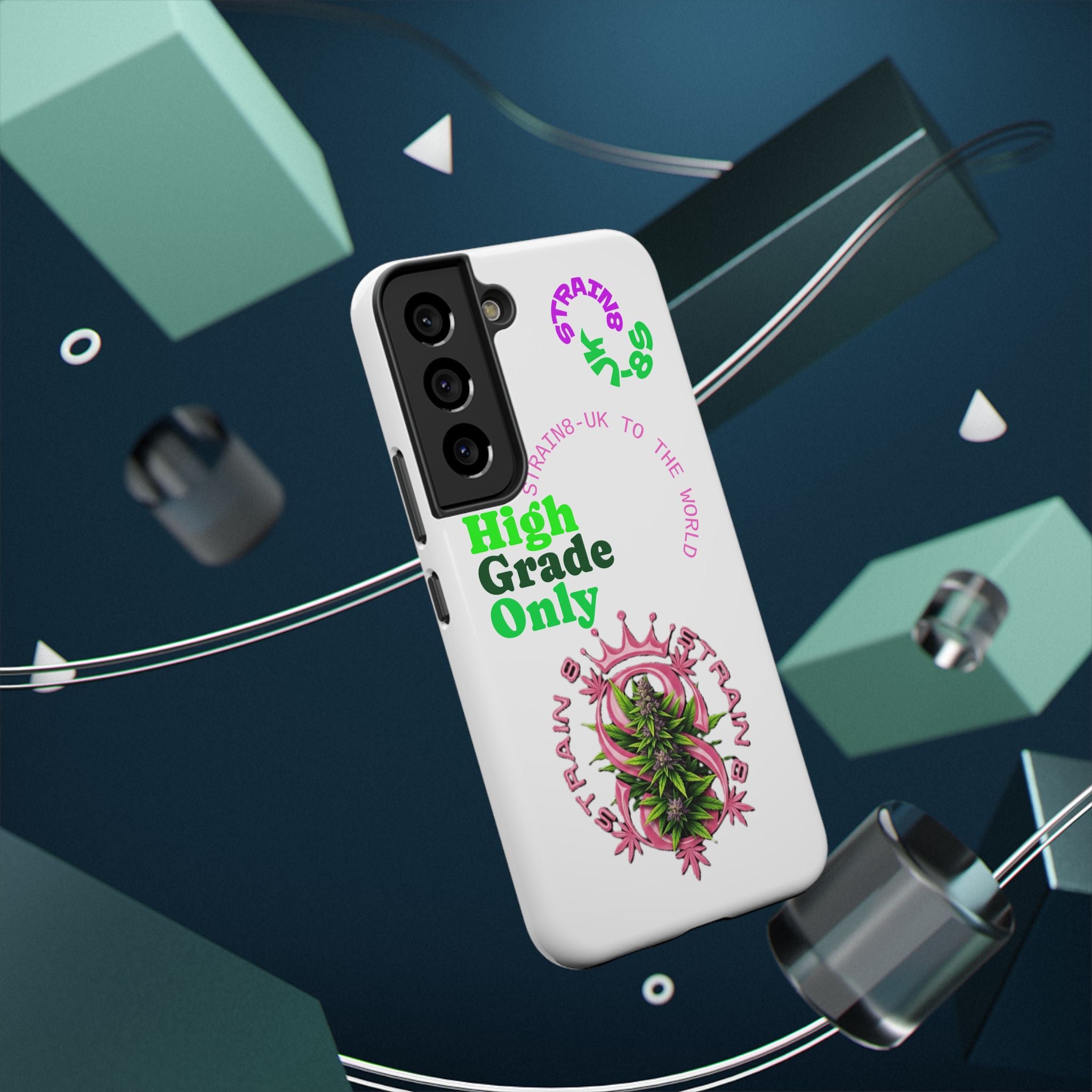 Impact-Resistant Phone Case —Strain8-UK  "High Grade Only"