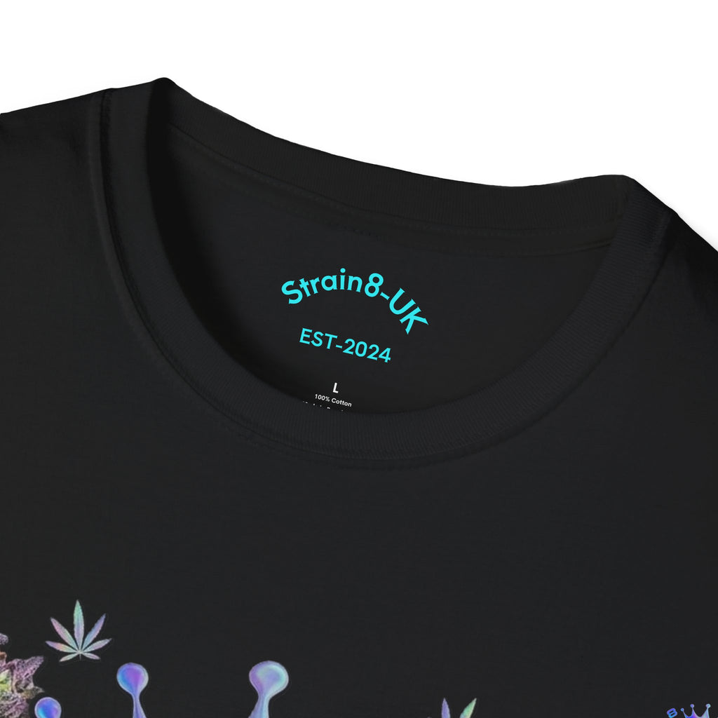 Ampersand S8-UK Logo Crown Graphic T-Shirt — Indica/Sativa S8-UK Streetwear Tee