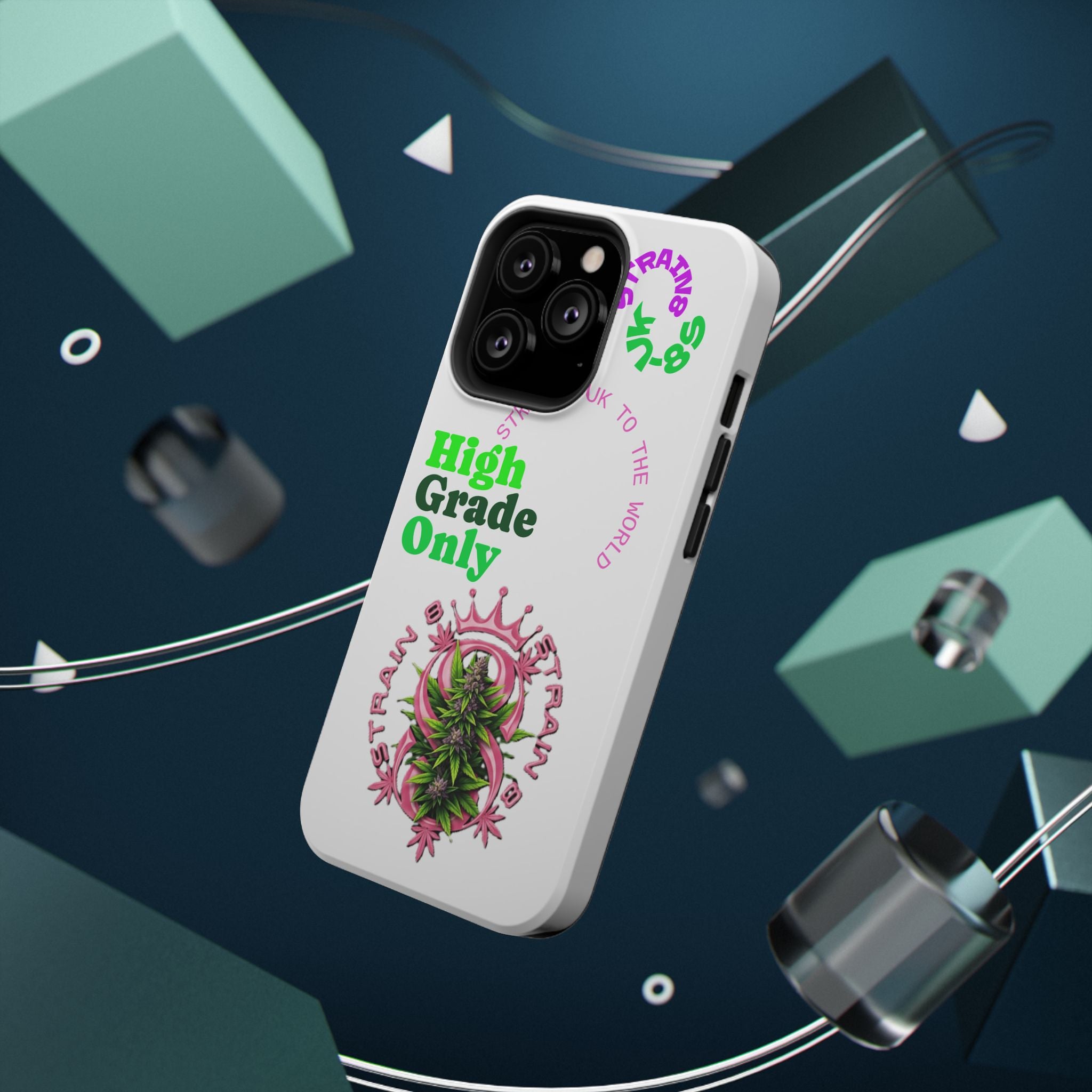Impact-Resistant Phone Case —Strain8-UK  "High Grade Only"