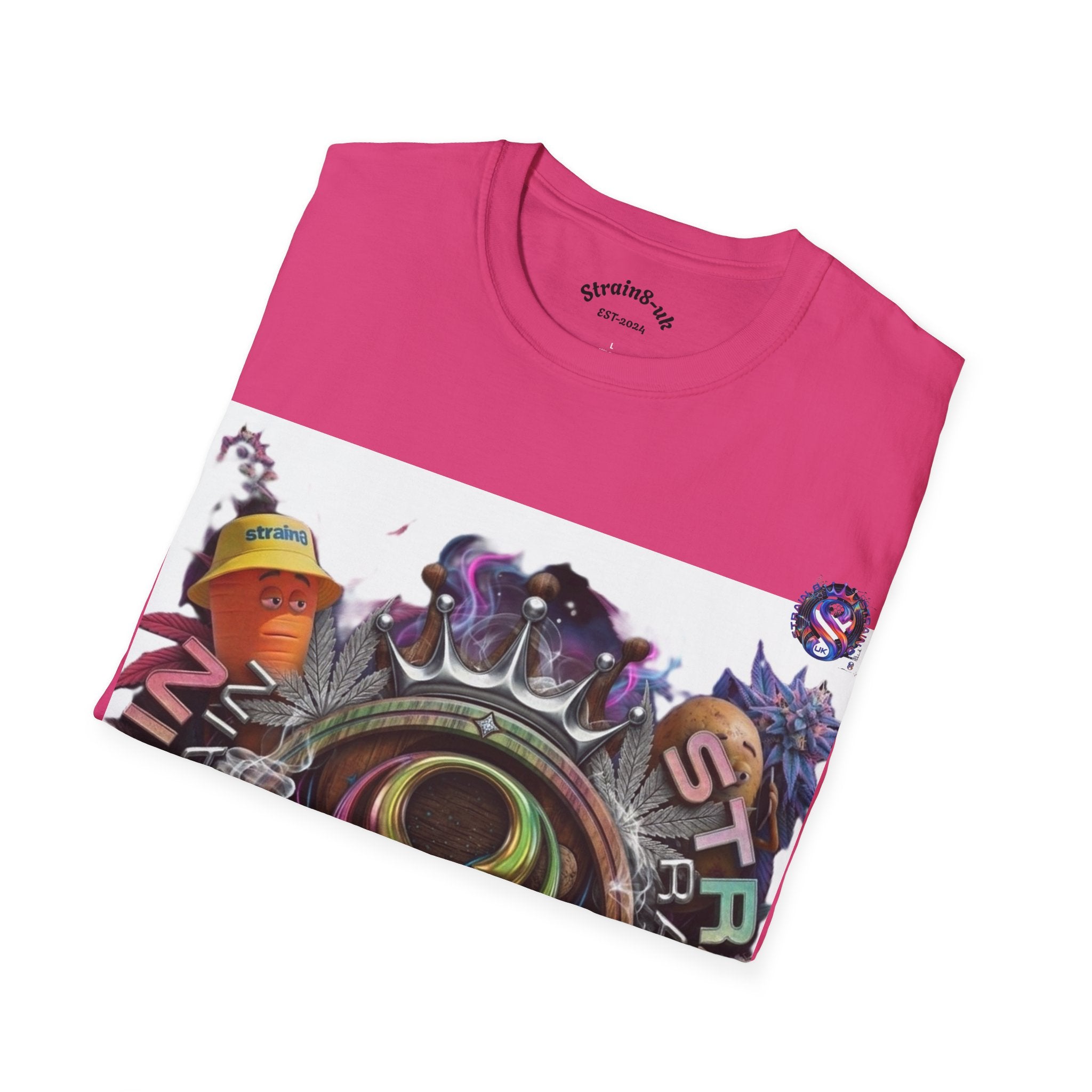 Graffiti Skate Strain8-UK Logo Original Logo T-Shirt — 'High Grade' Streetwear Graphic Tee