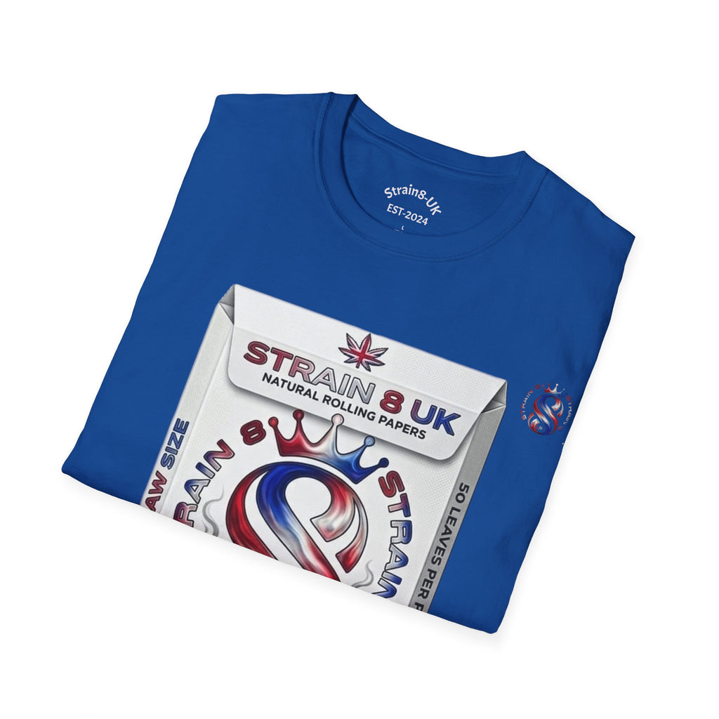 Strain8-UK Rizla box high quality T-Shirt design S8-UK Logo mixed in Tee