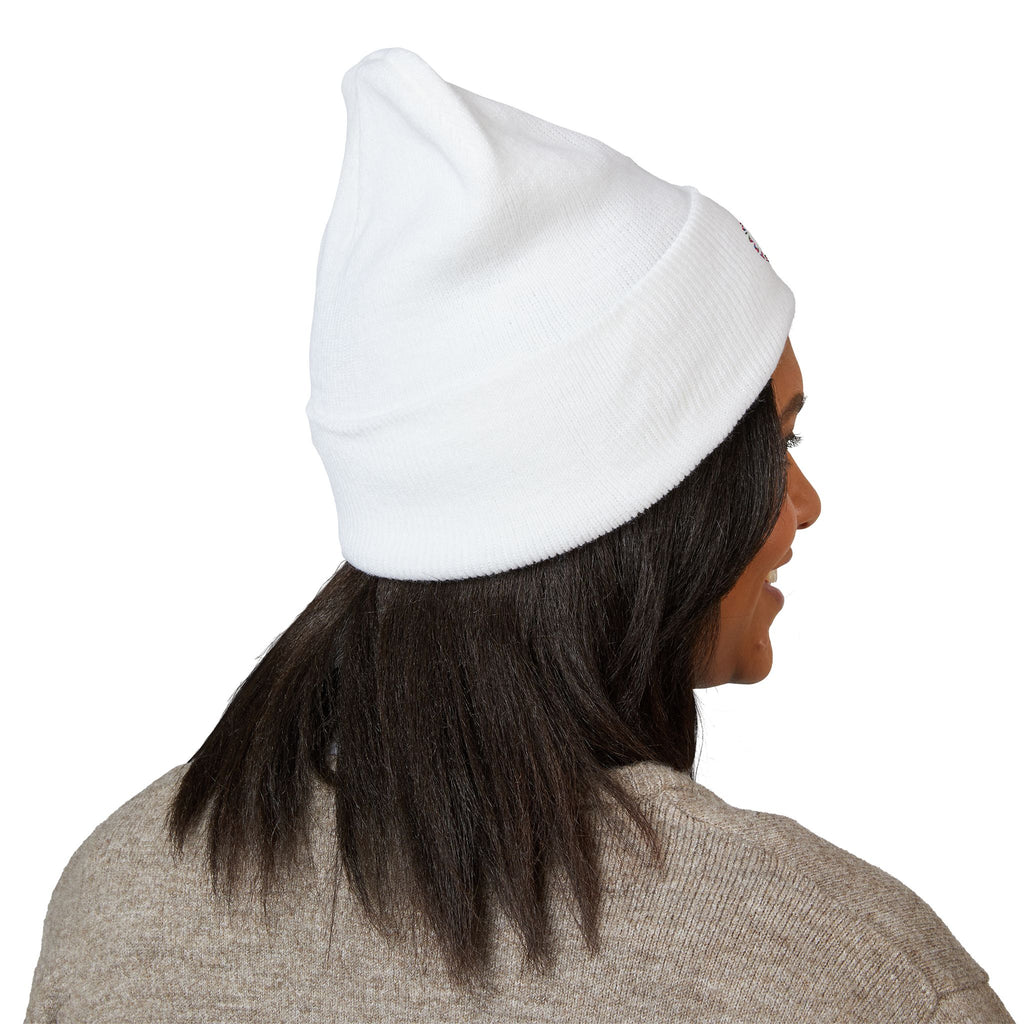 Embroidered Graffiti S8-UK Logo Cuffed Beanie — Cozy Knit Winter Hat